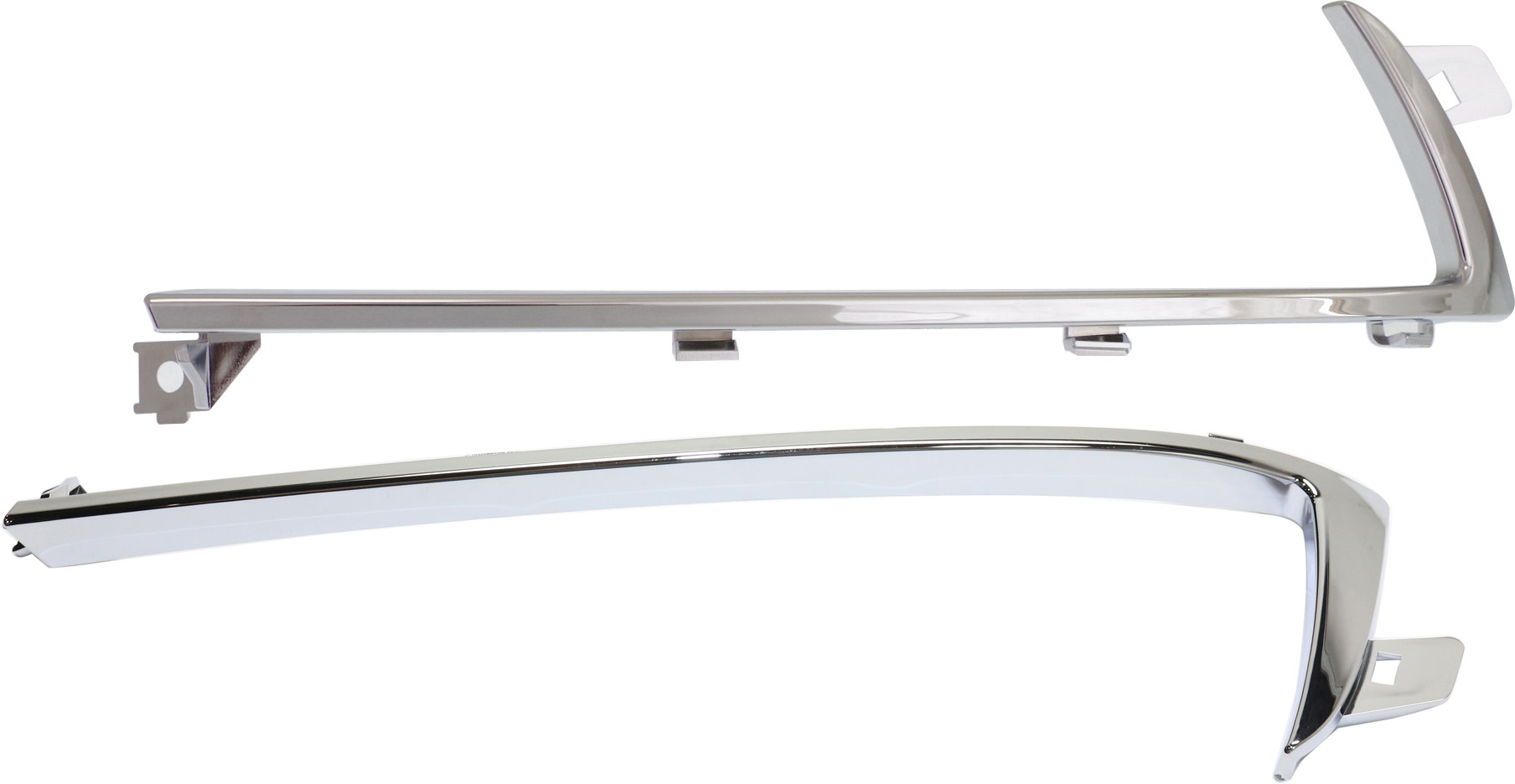AM CAMARO 14-15 GRILLE MOLDING RH and LH Grille Extension Chrome Coupe LT LS SS Conv LT SS w RS Pkg SKU SET REPC071105 Partslink GM1213106 GM1212106 OEM 22847642-22847641