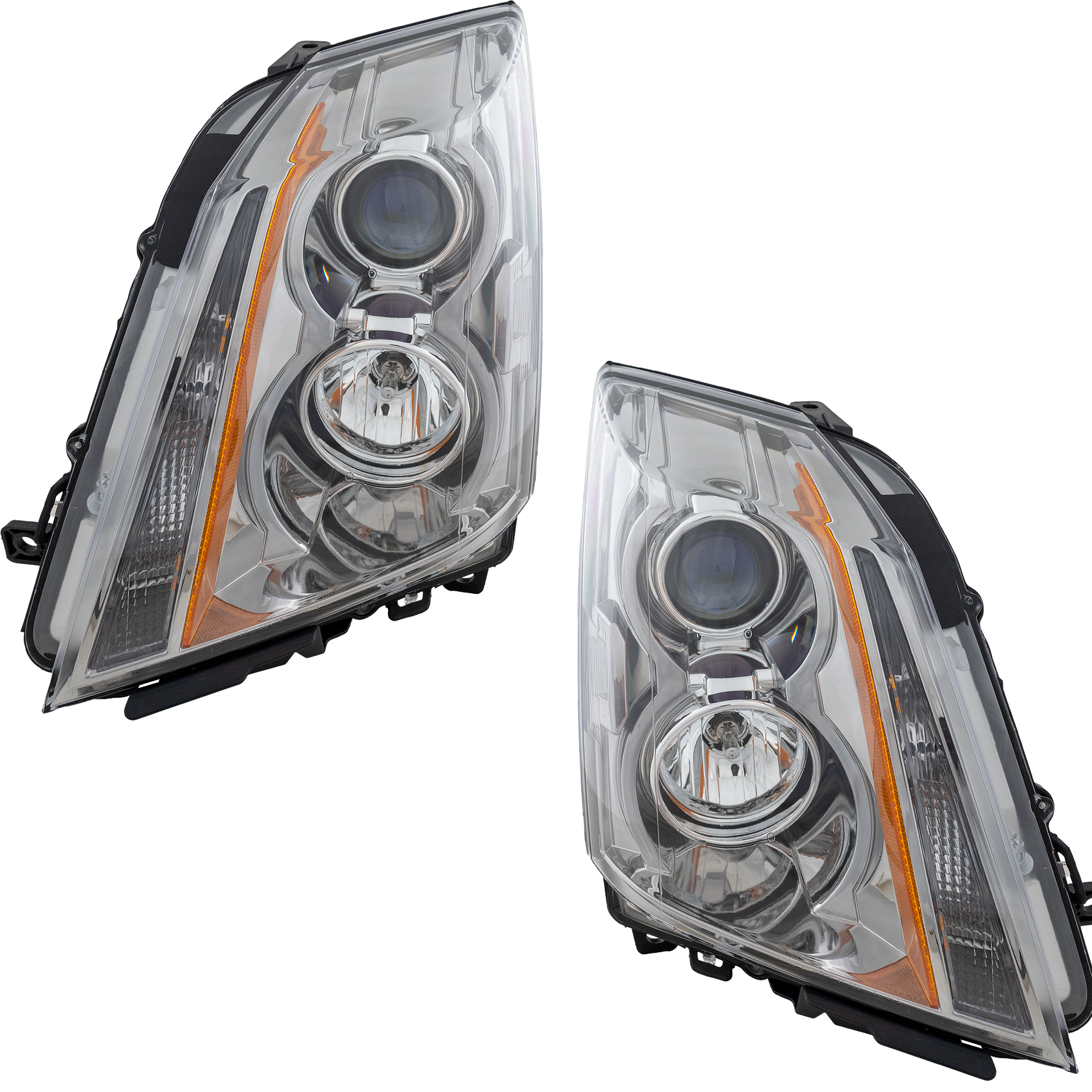 AM CTS 08-15 HEAD LAMP RH AND LH Assembly Halogen Base 3.0L 3.6L Models CAPA SKU SET REPC100101Q Partslink GM2502309C GM2503309C OEM 22783445-22783446