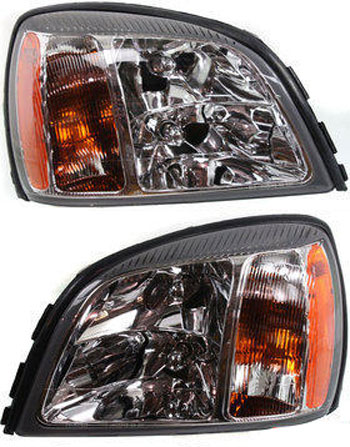 AM DEVILLE 03-03 HEAD LAMP RH AND LH Assembly Halogen SKU SET REPC100143 Partslink GM2503271 GM2503208 GM2502271 GM2502208 OEM 19245432-19245430-19245431-192