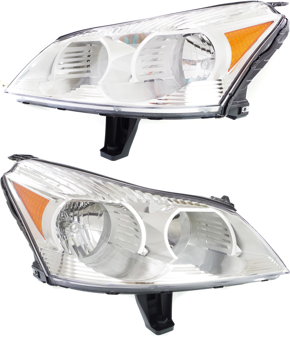 AM TRAVERSE 09-12 HEAD LAMP RH AND LH Composite Assembly Halogen LS LT Models CAPA SKU SET REPC100159Q Partslink GM2503330C GM2502330C OEM 20794802-20794801
