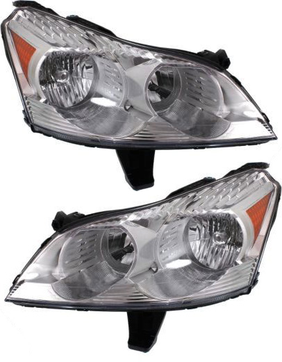 AM TRAVERSE 09-12 HEAD LAMP RH AND LH Composite Assembly Halogen LS LT Models SKU SET REPC100159 Partslink GM2503330 GM2502330 OEM 20794802-20794801