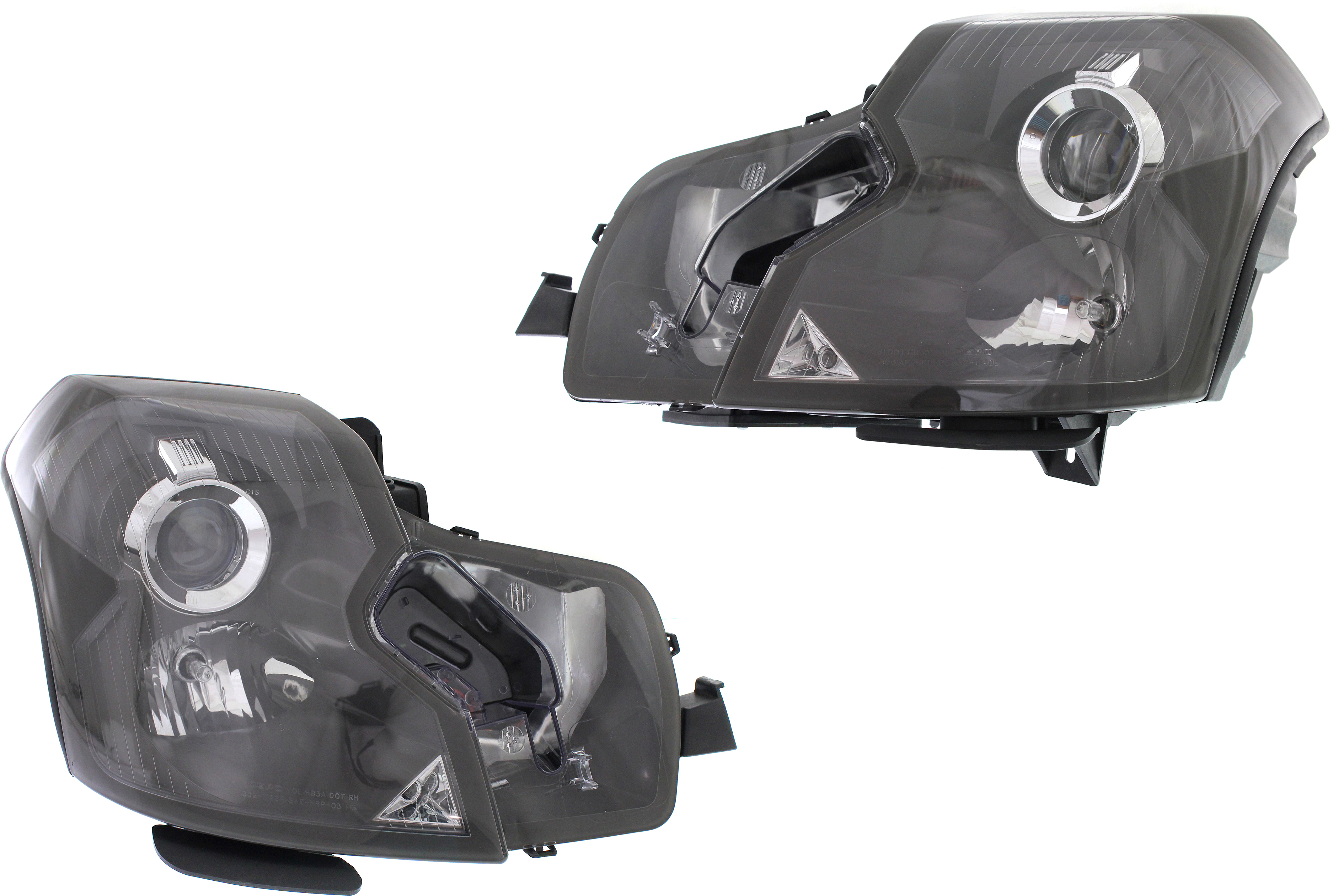 AM CTS 03-07 HEAD LAMP RH AND LH Assembly HID Xenon with HID Kit SKU SET REPC100307 Partslink GM2503315 GM2502315 OEM 19352097-19352098