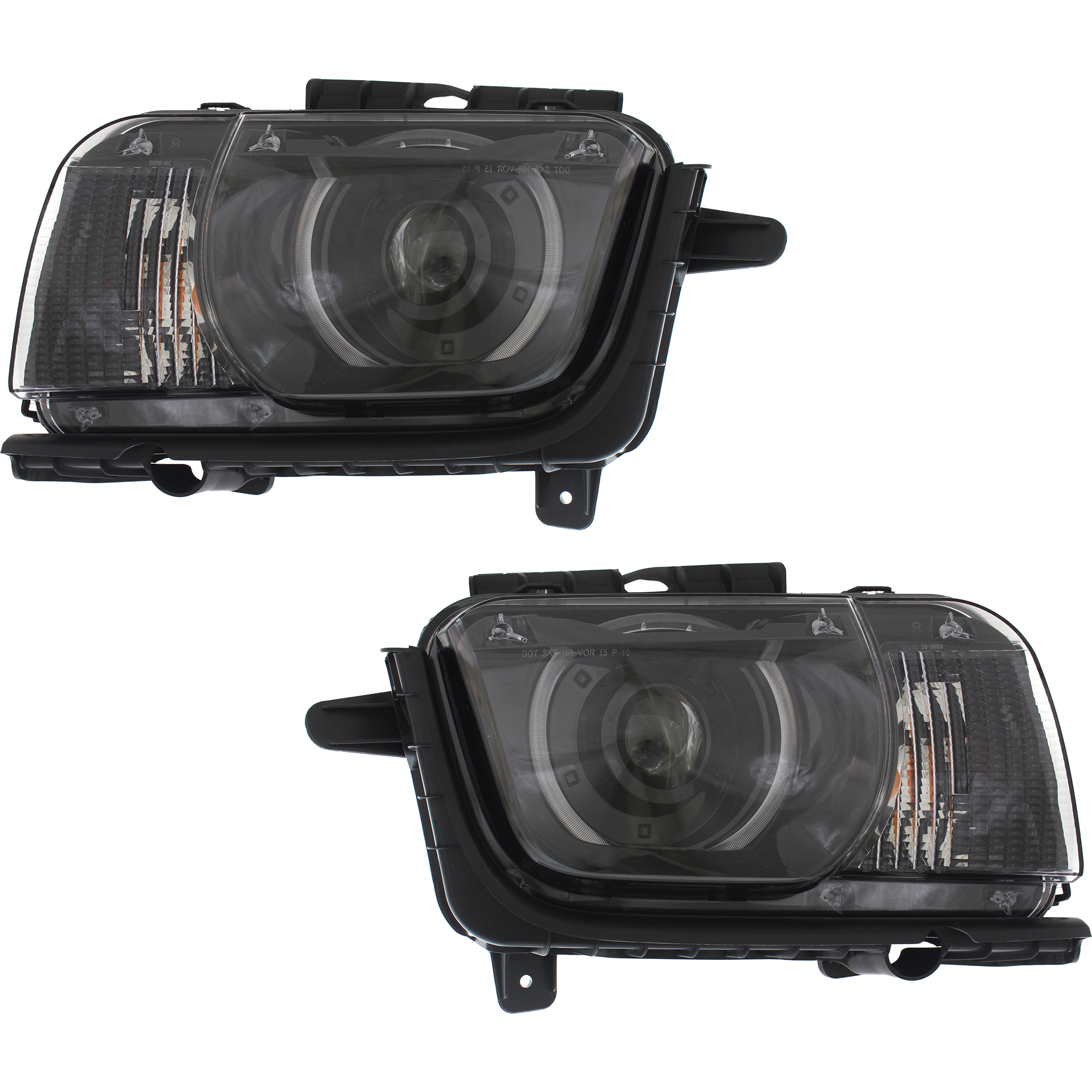 AM CAMARO 10-15 HEAD LAMP RH AND LH Assembly HID Xenon with HID Kit SKU SET REPC100327 Partslink GM2503340 GM2502340 OEM 22959920-22959919