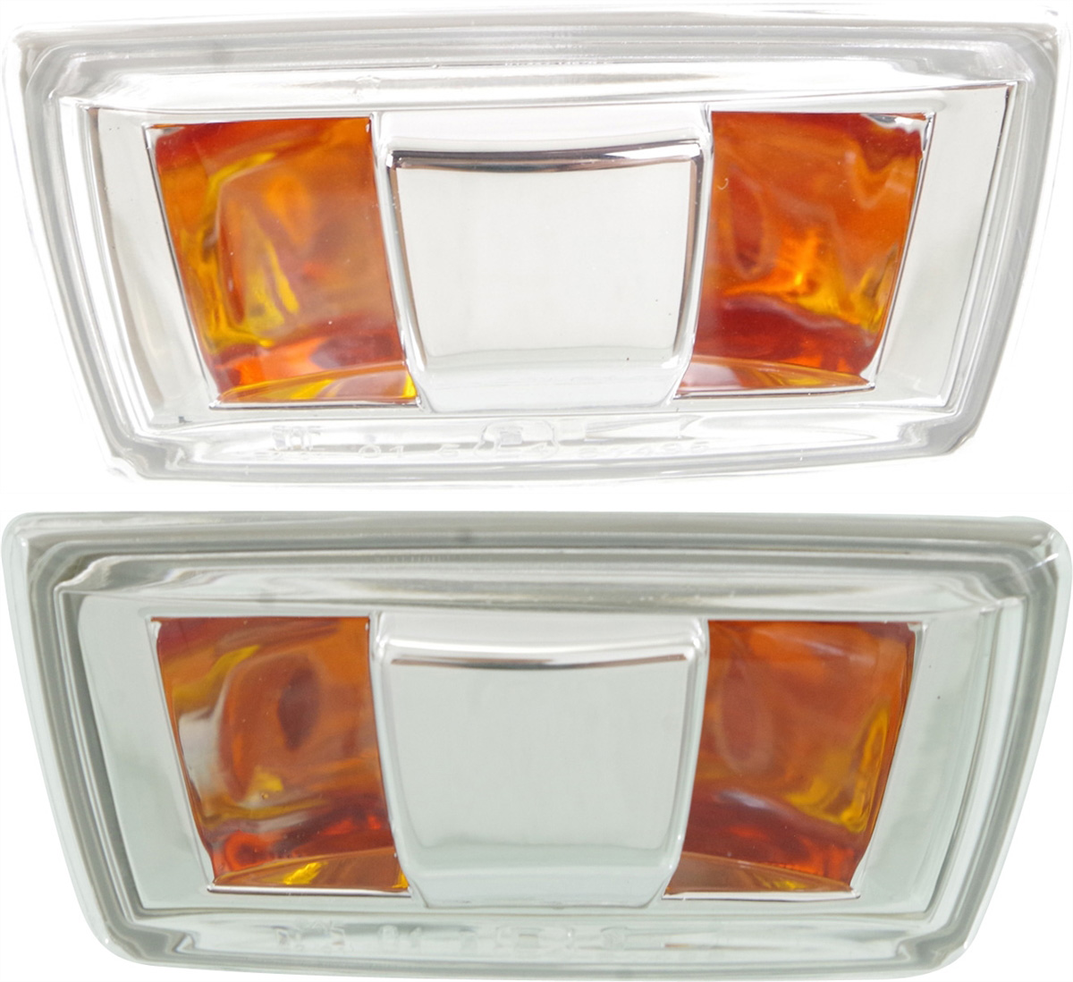 AM MALIBU 08-08 AURA 07-10 FRONT SIDE MARKER LAMP RH AND LH Lens and Housing SKU SET REPC104515 Partslink GM2531133 GM2530133 OEM 15249472 PFM 15249471 PFM