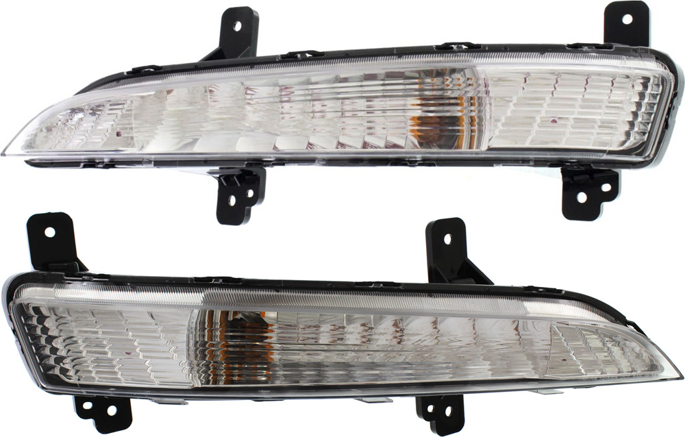 AM TRAVERSE 13-17 SIGNAL LAMP RH AND LH Set of 2 CAPA SKU SET REPC106901Q Partslink GM2531135C GM2530135C OEM 23305609-23305608