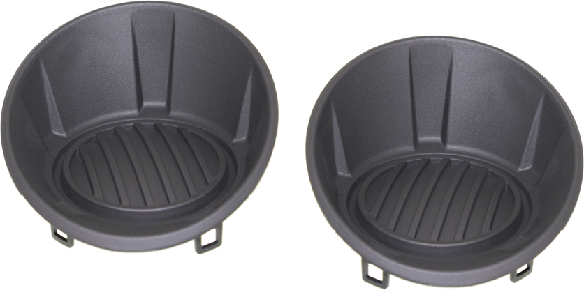 AM CAMARO 10-13 FRONT FOG LAMP COVER RH AND LH Black w o fog light hole SKU SET REPC107507 Partslink GM1039119 GM1038119 OEM 92218022-92218021