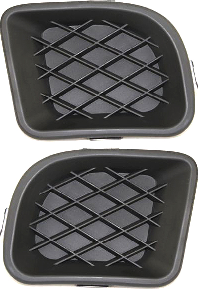 AM PT CRUISER 06-10 FRONT FOG LAMP COVER RH AND LH Black SKU SET REPC107515 Partslink CH1039117 CH1038117 OEM 5116214AB 5116215AB