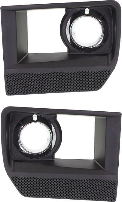 AM CTS 09-15 FRONT FOG LAMP MOLDING RH AND LH Primed V Model SKU SET REPC107519 Partslink GM1039121 GM1038121 OEM 25863012-25863013