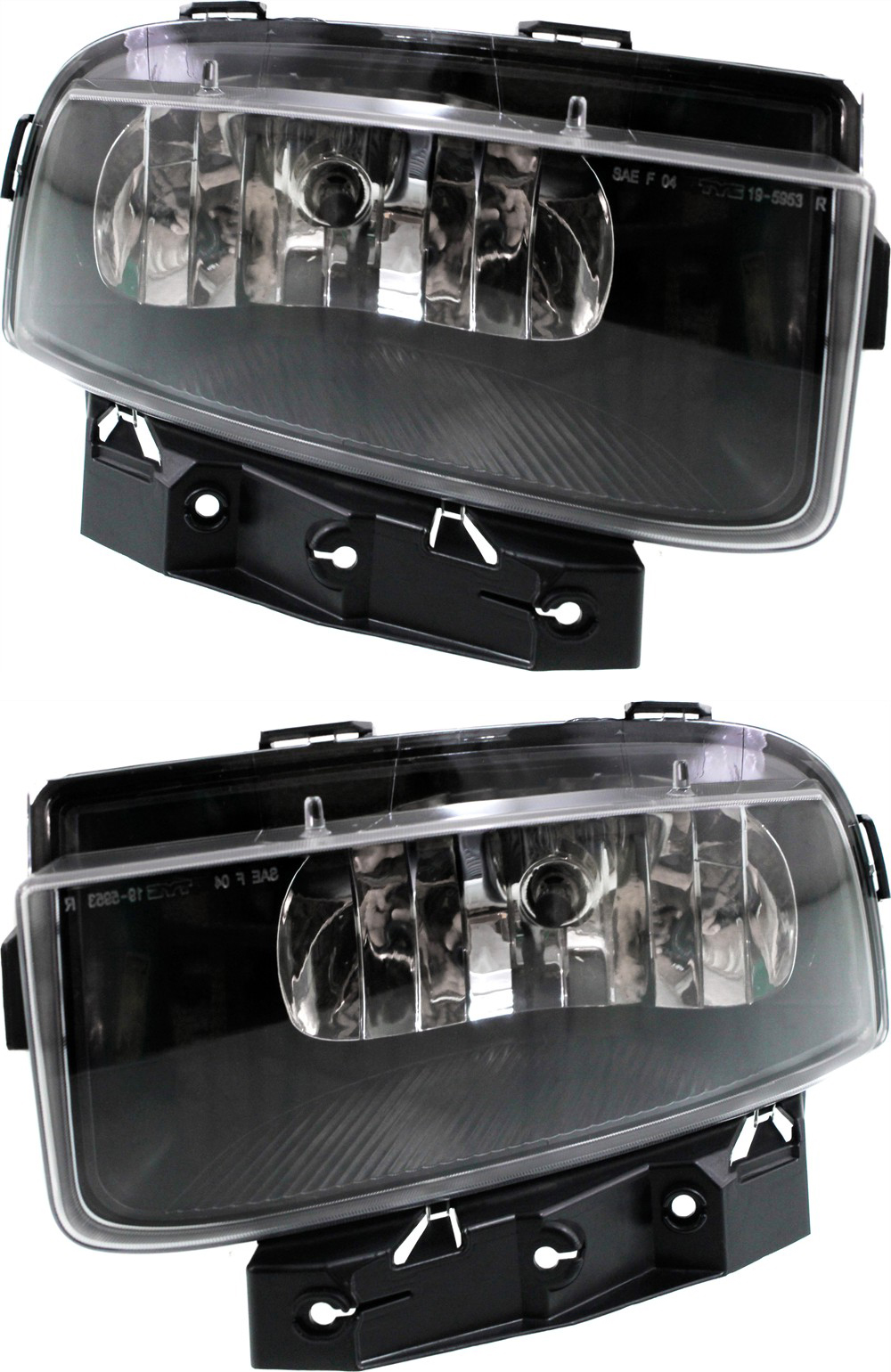 AM CORVETTE 05-13 FRONT FOG LAMP RH AND LH Assembly SKU SET REPC107547 Partslink GM2593291 GM2592291 OEM 25942592-25942593