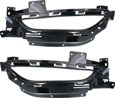 AM CHRYSLER 200-15-17 FRONT FOG LAMP MOLDING RH AND LH Primed w Adaptive Cruise Control For Models w LED Headlights SKU SET REPC108015 Partslink CH1038156 CH1039156 OEM 68203004AC 68203005AC