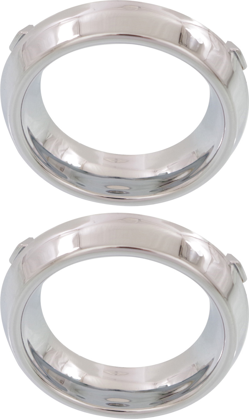 AM TOWN COUNTRY 11-16 FRONT FOG LAMP MOLDING RH AND LH Chrome Trim SKU SET REPC108031-2 Partslink CH1038144 OEM 68100718AA