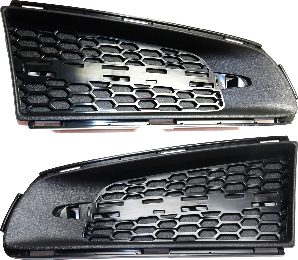 AM ATS 13-14 FRONT FOG LAMP MOLDING RH AND LH Textured Black For Models w HID Headlights SKU SET REPC108047 Partslink GM1039177 GM1038177 OEM 22787984-22787985