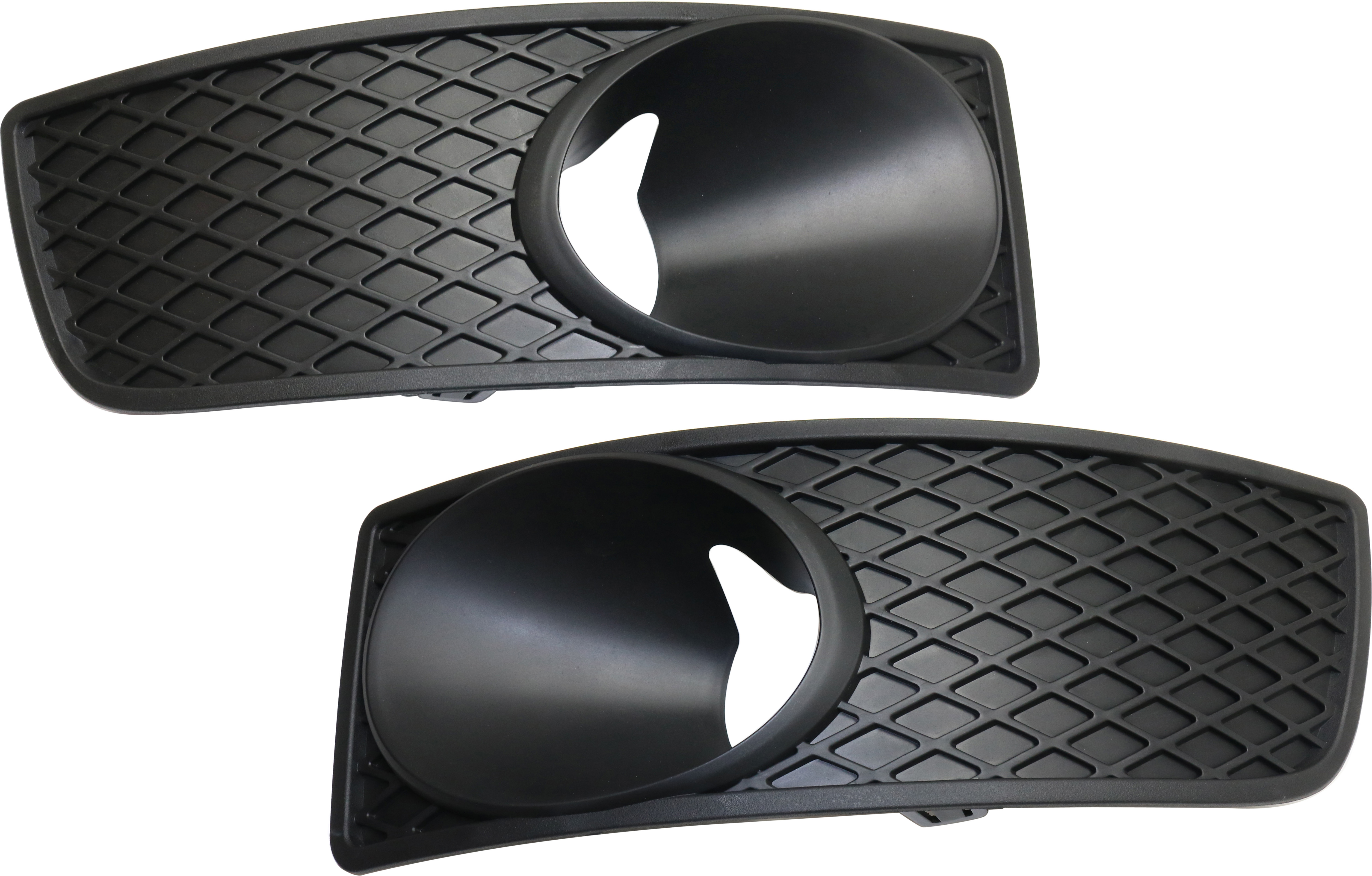 AM HHR 08-10 FRONT FOG LAMP MOLDING RH AND LH Textured Black 2.0L Eng. SKU SET REPC108205 Partslink GM1039132 GM1038132 OEM 25809886-25809885