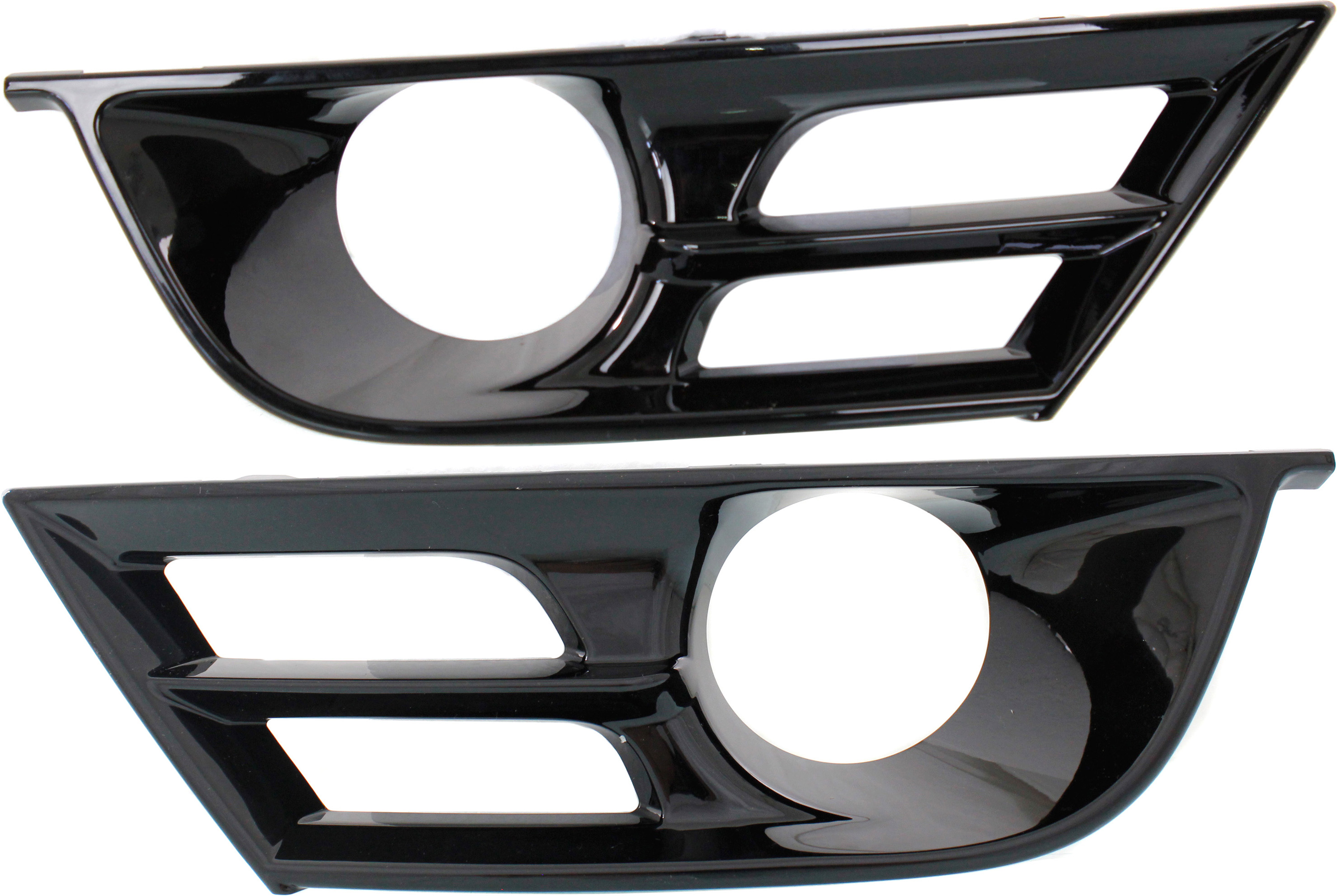 AM CHRYSLER 200-15-17 FRONT FOG LAMP MOLDING RH AND LH Primed Plastic w Adaptive Cruise Control SKU SET REPC108213 Partslink CH1039179 CH1038179 OEM 68203016AC 68203017AC