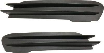 AM TOWN COUNTRY 11-16 FRONT FOG LAMP COVER RH AND LH Black CAPA SKU SET REPC108619Q Partslink CH1038145C CH1039145C OEM 68100712AA 68100713AA