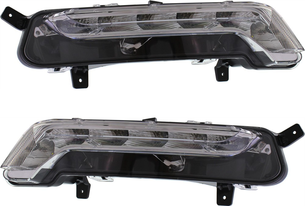 AM IMPALA 14-17 DRIVING LAMP RH AND LH Assembly Daytime Running Lamp LTZ Premier Models CAPA SKU SET REPC111501Q Partslink GM2562102C GM2563102C OEM 22931247-22931248