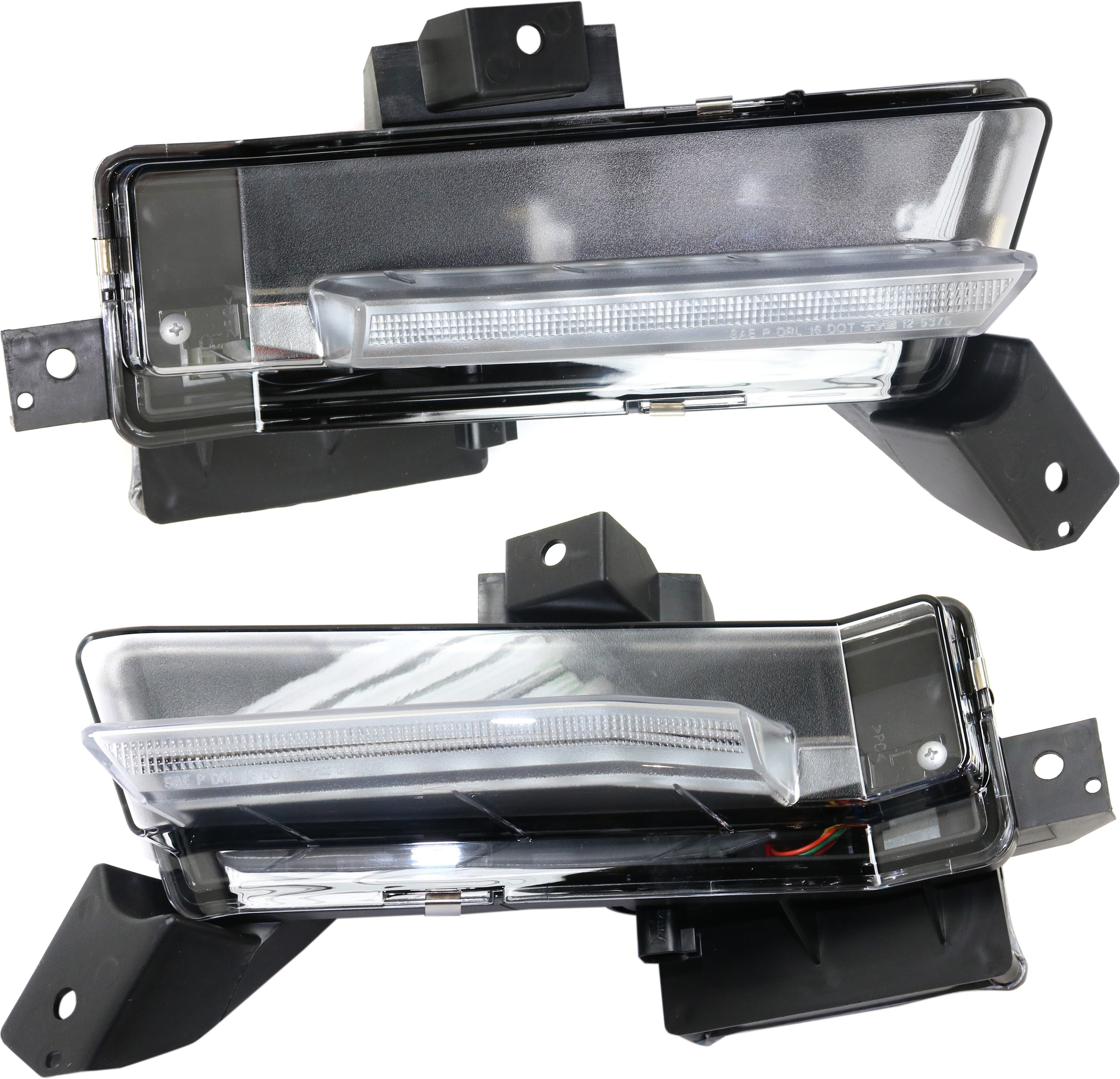 AM CAMARO 16-17 DRIVING LAMP RH AND LH Assembly Daytime Running Light SS Model Convertible Coupe CAPA SKU SET REPC111509Q Partslink GM2563108C GM2562108C OEM 84211973-84211957