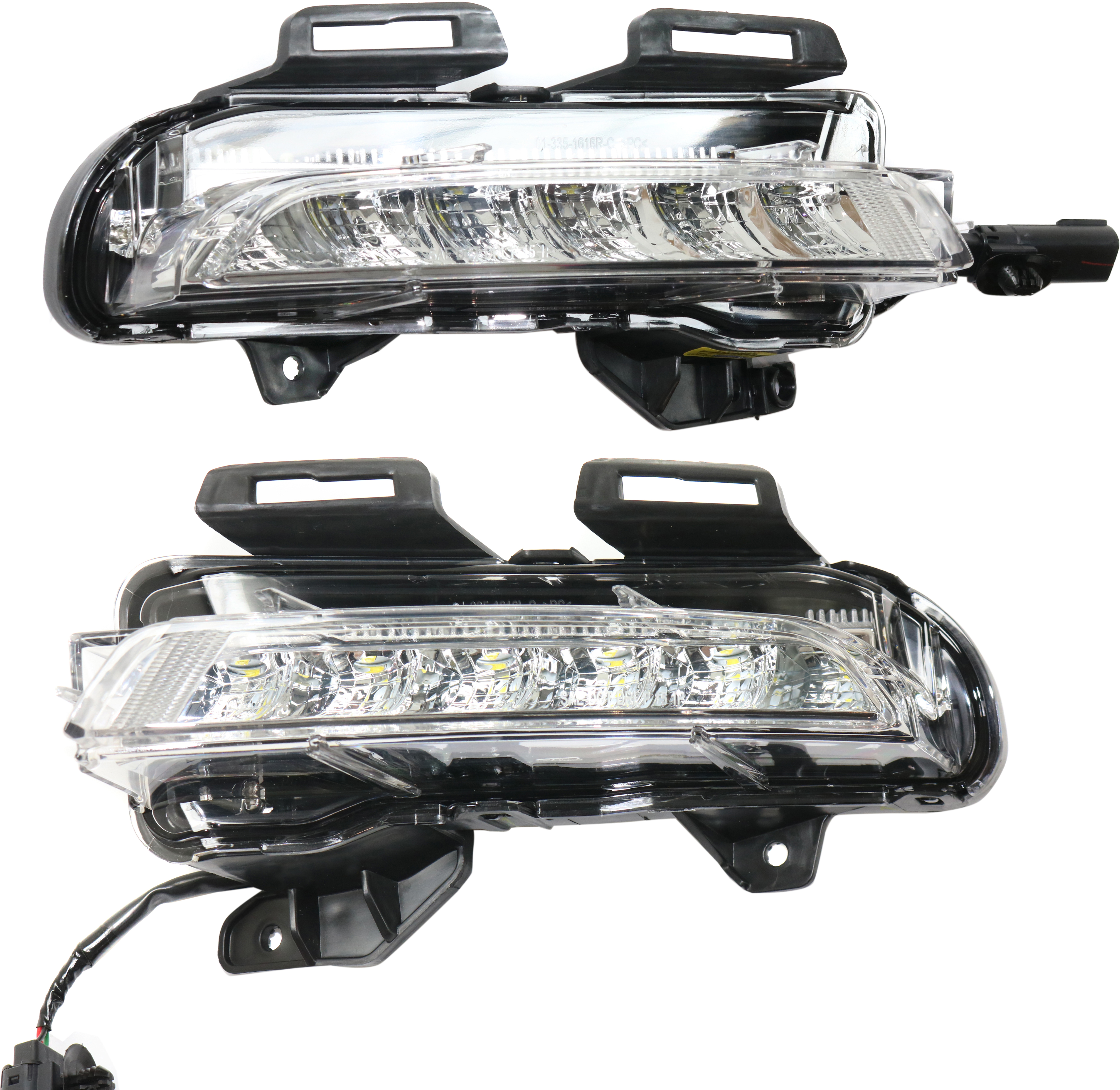 AM CRUZE 15-15 DRIVING LAMP RH AND LH w o RS Pkg CAPA SKU SET REPC111511Q Partslink GM2563106C GM2562106C OEM 94523305-94523304