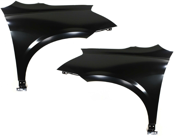 AM TRAVERSE 09-17 FRONT FENDER RH AND LH Primed SKU SET REPC220111 Partslink GM1240360 GM1241360 OEM 20802979-20802980