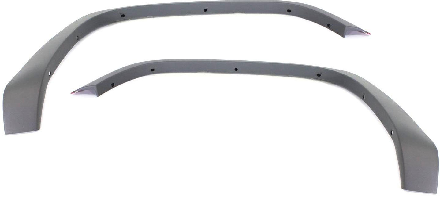 AM COLORADO 04-12 FRONT FENDER FLARE RH AND LH Gray Finish w RPO Z85 Small Flare w o Xtreme Mode SKU SET REPC221315 Partslink GM1268118 GM1269118 OEM 15137814-15137816
