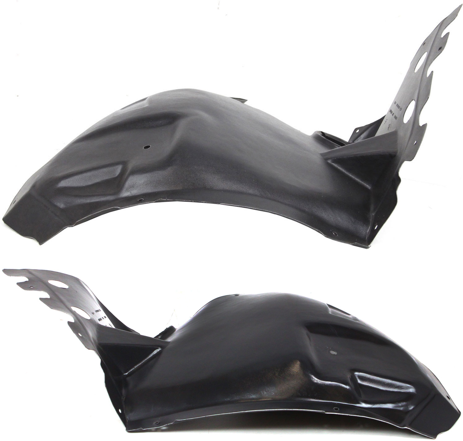 AM CTS 08-14 FRONT FENDER LINER RH AND LH Front Section Cover Extension Exc. V Models SKU SET REPC222101 Partslink GM1249198 GM1248198 OEM 25940080-25940079