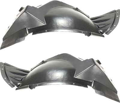 AM TRAVERSE 09-17 FRONT FENDER LINER RH AND LH Front Section Vacuum Form SKU SET REPC222111 OEM 20914932 PFM 20914933 PFM