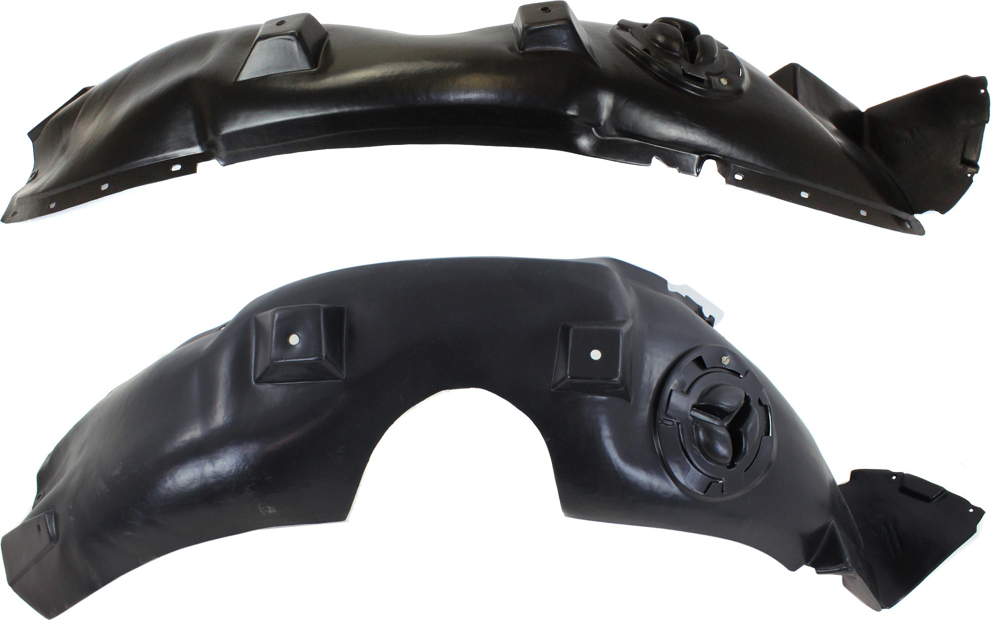 AM EQUINOX 10-13 FRONT FENDER LINER RH AND LH Plastic Vacuum Form SKU SET REPC222147 OEM 22888599 PFM 22888600 PFM