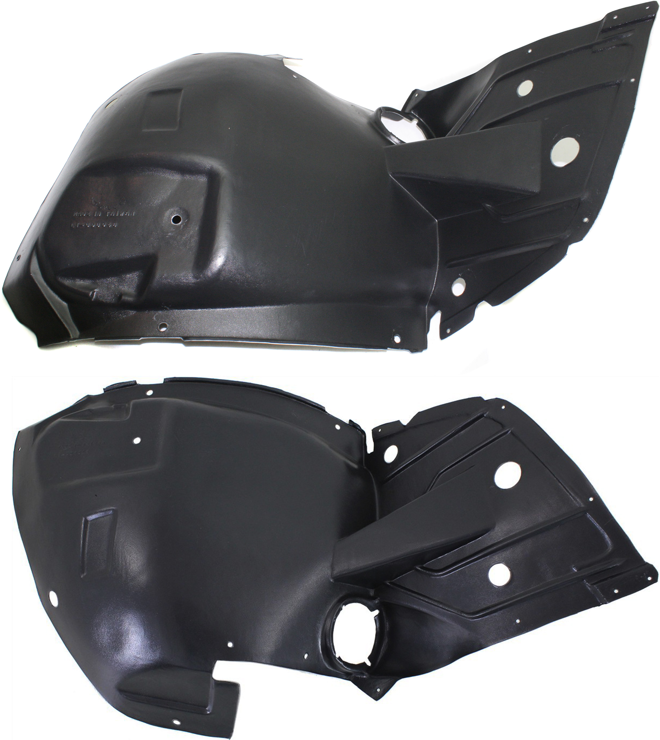 AM CTS 09-15 FRONT FENDER LINER RH AND LH Front Section V Model SKU SET REPC222151 Partslink GM1249229 GM1248229 OEM 25796004-25796003