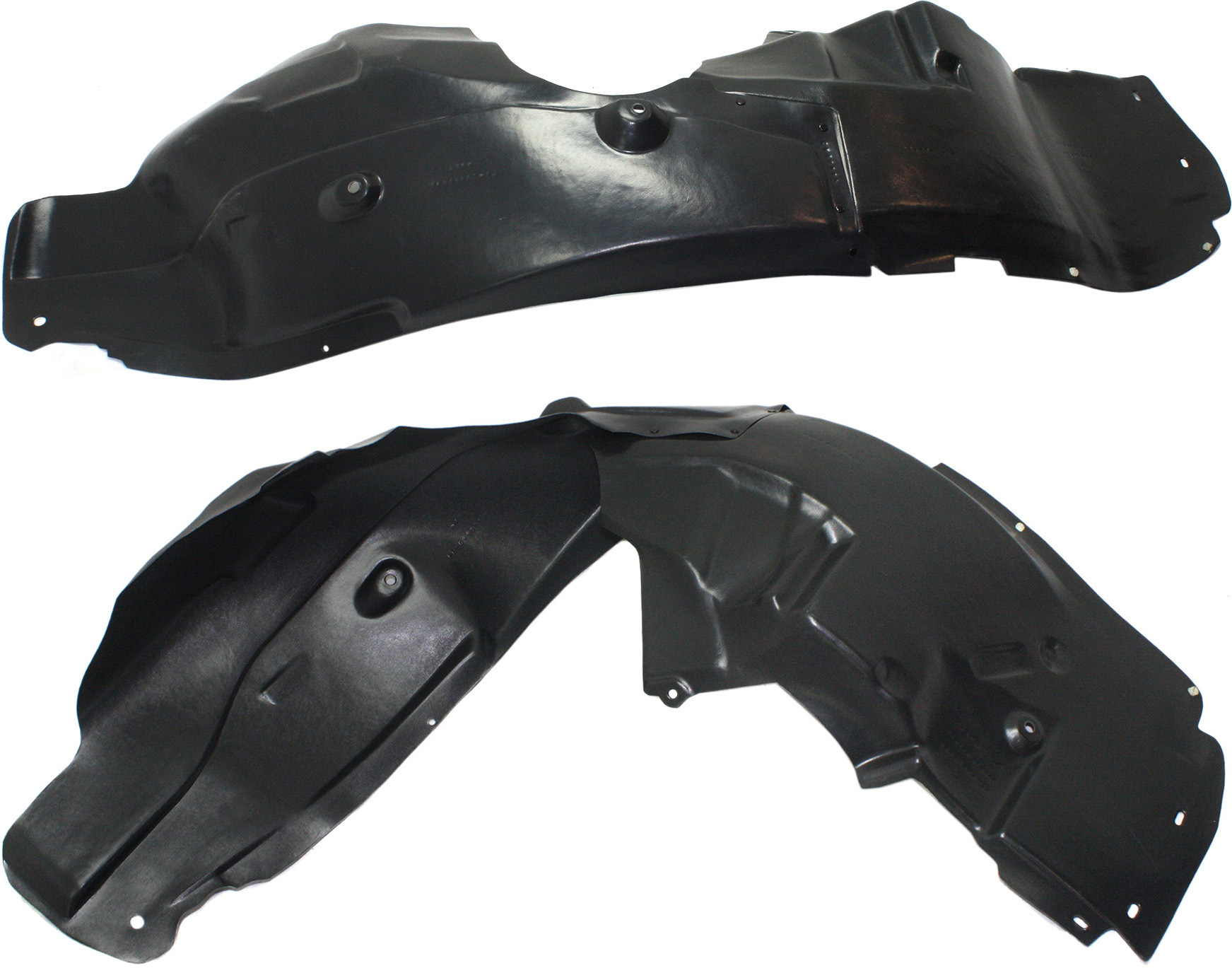 AM CHRYSLER 200-12-14 FRONT FENDER LINER RH AND LH Plastic Vacuum Form Convertible Sedan SKU SET REPC222165 OEM 68143765AB PFM 68143766AB PFM