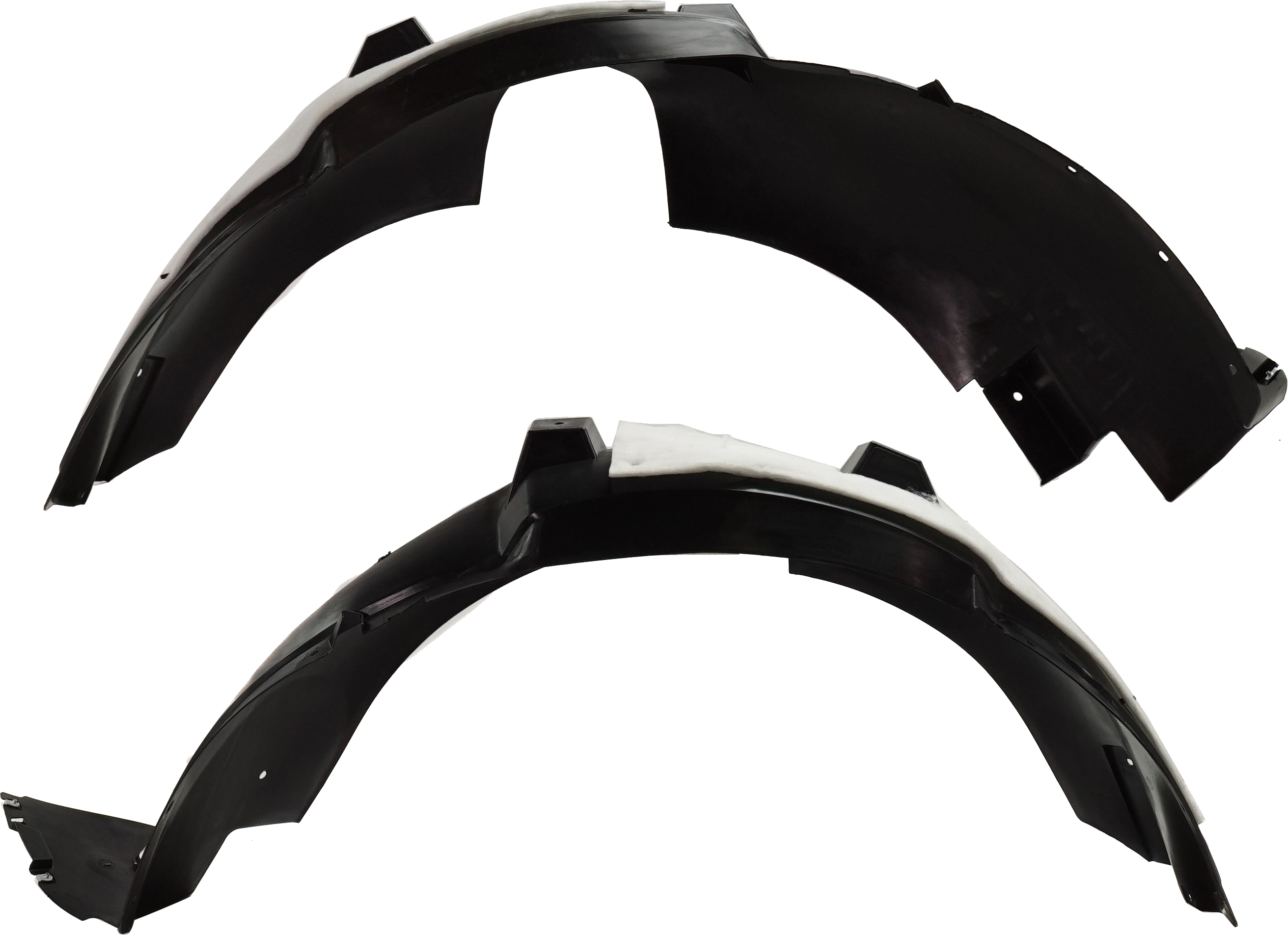 AM EQUINOX 14-17 FRONT FENDER LINER RH AND LH Vacuum Form w o Headlight Access Hole SKU SET REPC222173 Partslink GM1249240 GM1248240 OEM 23271692-23271691