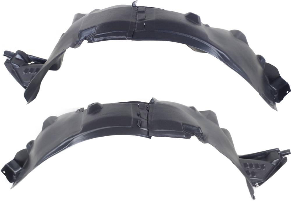 AM SONIC 13-16 FRONT FENDER LINER RH and LH w o Rear License Plate Frame 2nd Design RS Model HB Sdn 14-15 SKU SET REPC222175 Partslink GM1249241 GM1248241 OEM 95316105-95316106