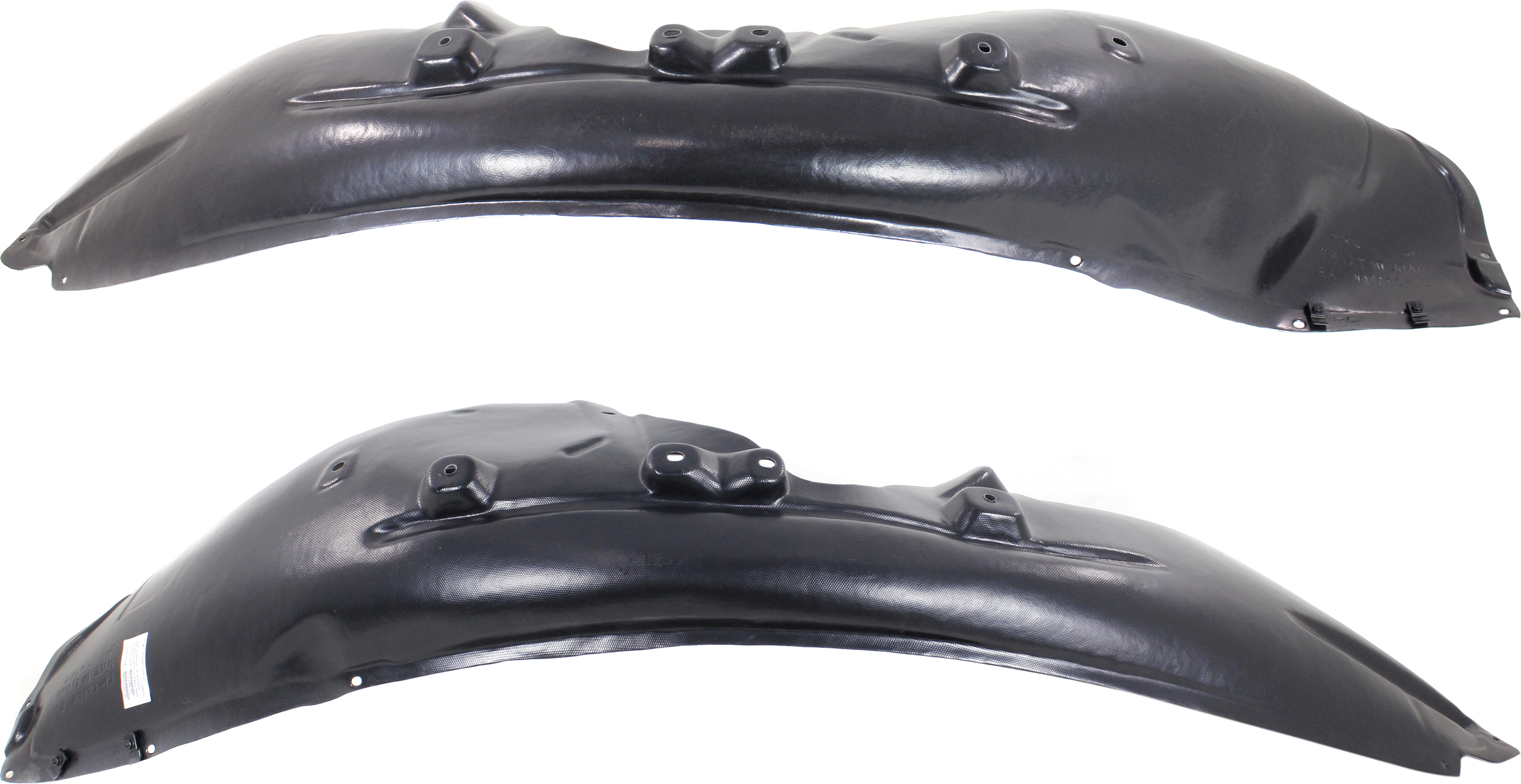 AM CHRYSLER 300-15-23 FRONT FENDER LINER RH AND LH Plastic Vacuum Form SKU SET REPC222195 Partslink CH1249170 CH1248170 OEM 68205932AF PFM 68205933AF PFM