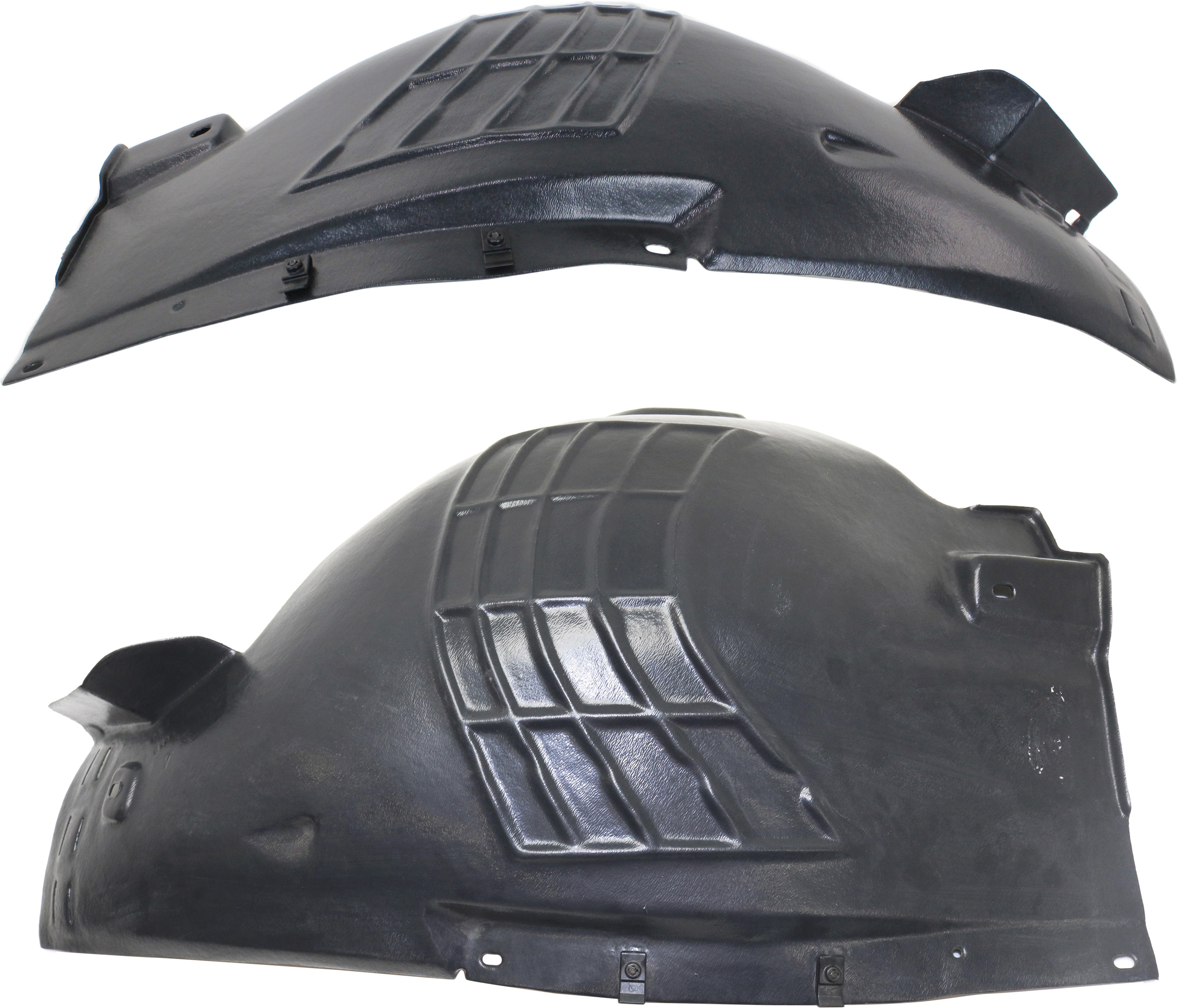 AM VOLT 11-15 FRONT FENDER LINER RH AND LH Rear Section SKU SET REPC222305 Partslink GM1249253 GM1248253 OEM 23183350-23183349