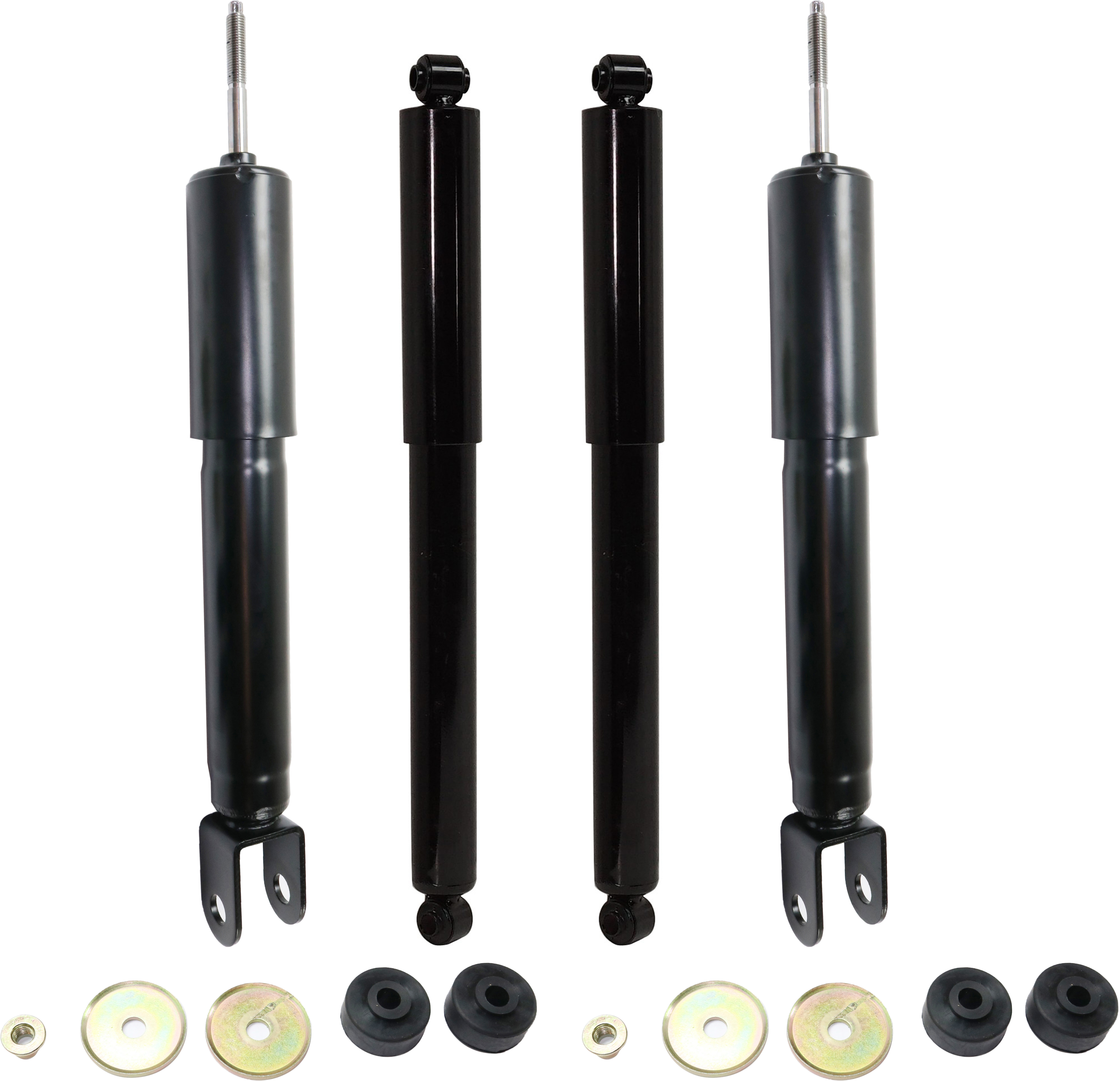 AM SILVERADO 1500 SIERRA 1500-99-06 FRONT AND REAR SHOCK RH AND LH Set of 4 SKU SET REPC280101-4 A OEM 89040177-89040176