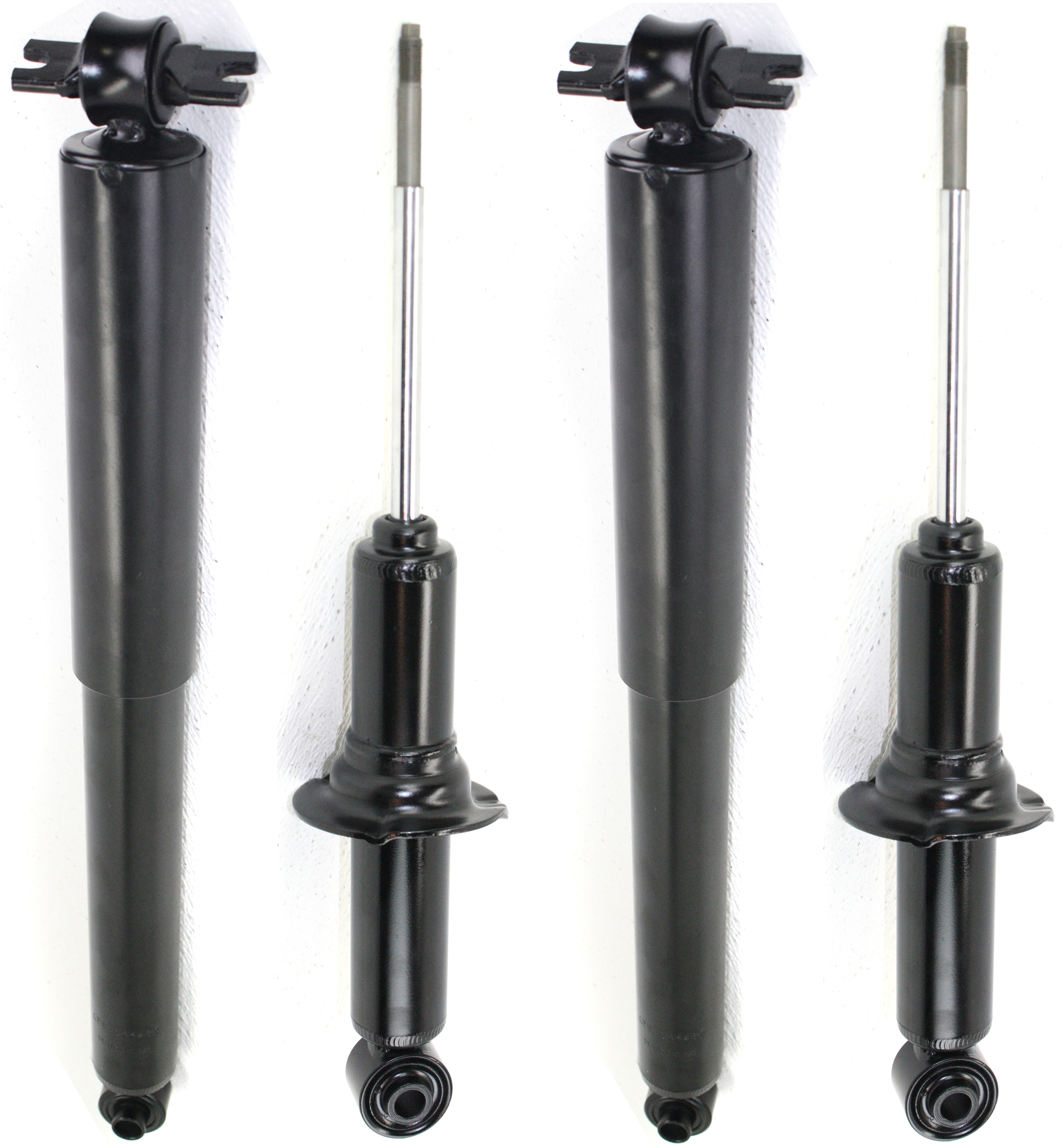 AM COLORADO CANYON 04-12 FRONT AND REAR SHOCK AND FULLY LOADED STRUT RH AND LH Gas Charged Twin tube Rear Wheel Drive Set of 4 SKU SET REPC280109-4 OEM 15106253-15115872-19153641-209