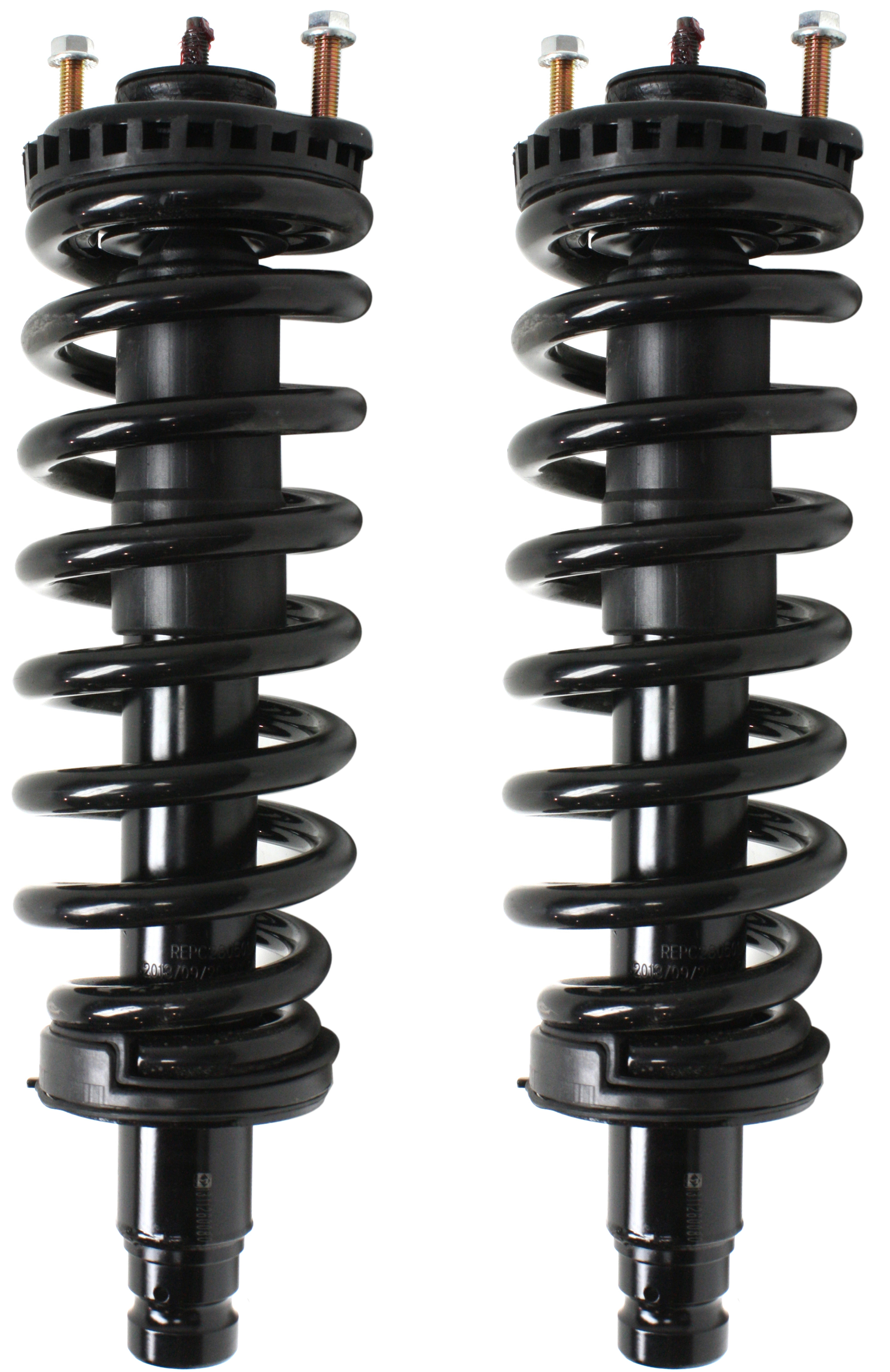 AM TRAILBLAZER ENVOY 02-09 FRONT FULLY LOADED STRUT RH AND LH Gas Charged Twin tube Set of 2 SKU SET REPC280501-2 OEM 15098725-15098726
