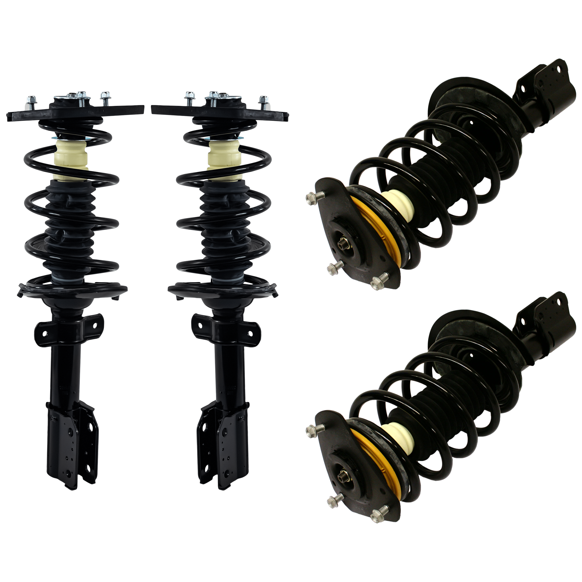 AM IMPALA 00-05 INTRIGUE 98-02 FRONT AND REAR FULLY LOADED STRUT RH AND LH Twin tube SKU SET REPC280504-4A OEM 11020-11130-171670-812460-1332