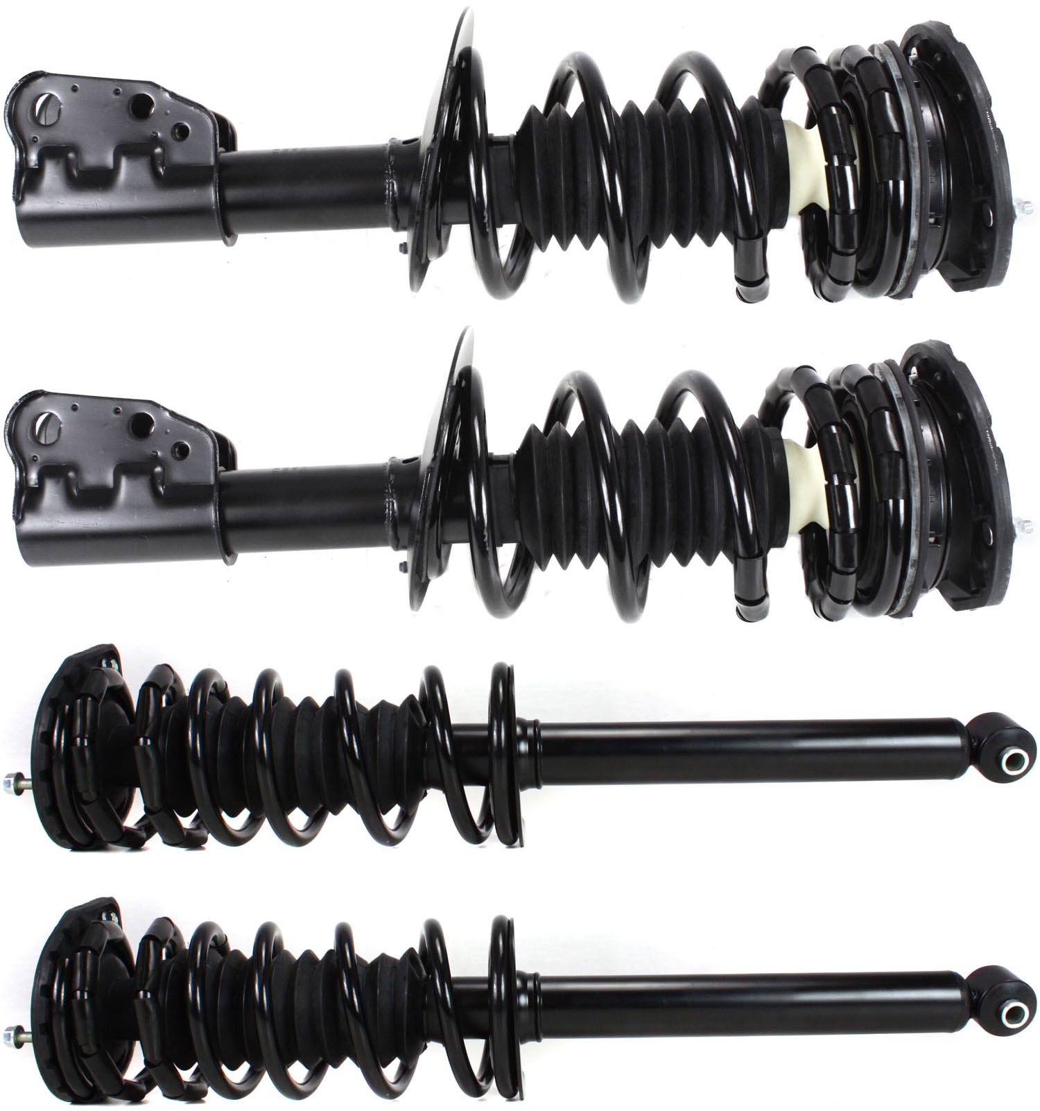 AM CAVALIER SUNFIRE 95-99 FRONT AND REAR FULLY LOADED STRUT RH AND LH Gas Charged Twin tube Set of 4 SKU SET REPC280506-4 OEM 22064776-22064592-22064573-224
