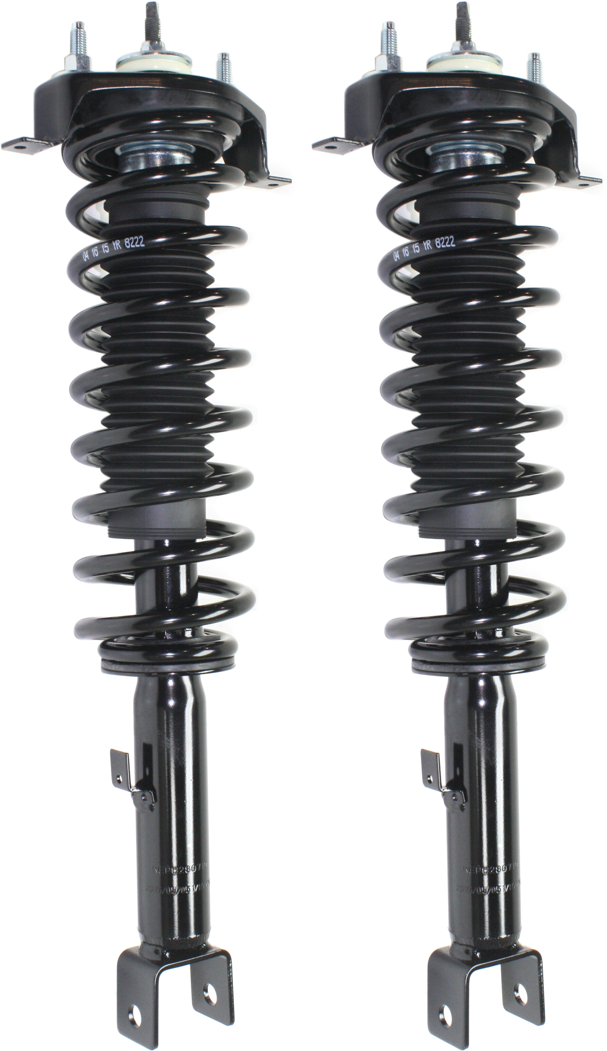 AM SEBRING STRATUS 01-06 REAR FULLY LOADED STRUT RH AND LH Gas Charged Twin tube Set of 2 SKU SET REPC280710-2 OEM 4895051AB 4895051AC