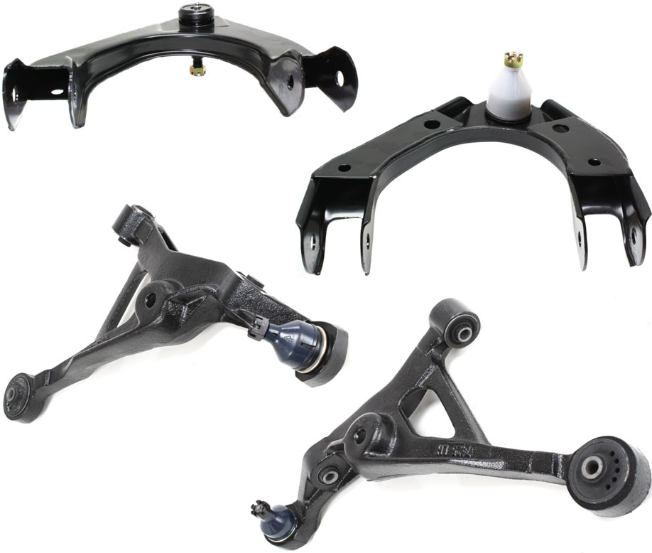 AM SEBRING 01-06 STRATUS 03-06 FRONT CONTROL ARM RH AND LH Upper and Lower Set of 4 With Ball Joint SKU SET REPC281510-4 OEM 4616922-4764500AC 4764500AE 47