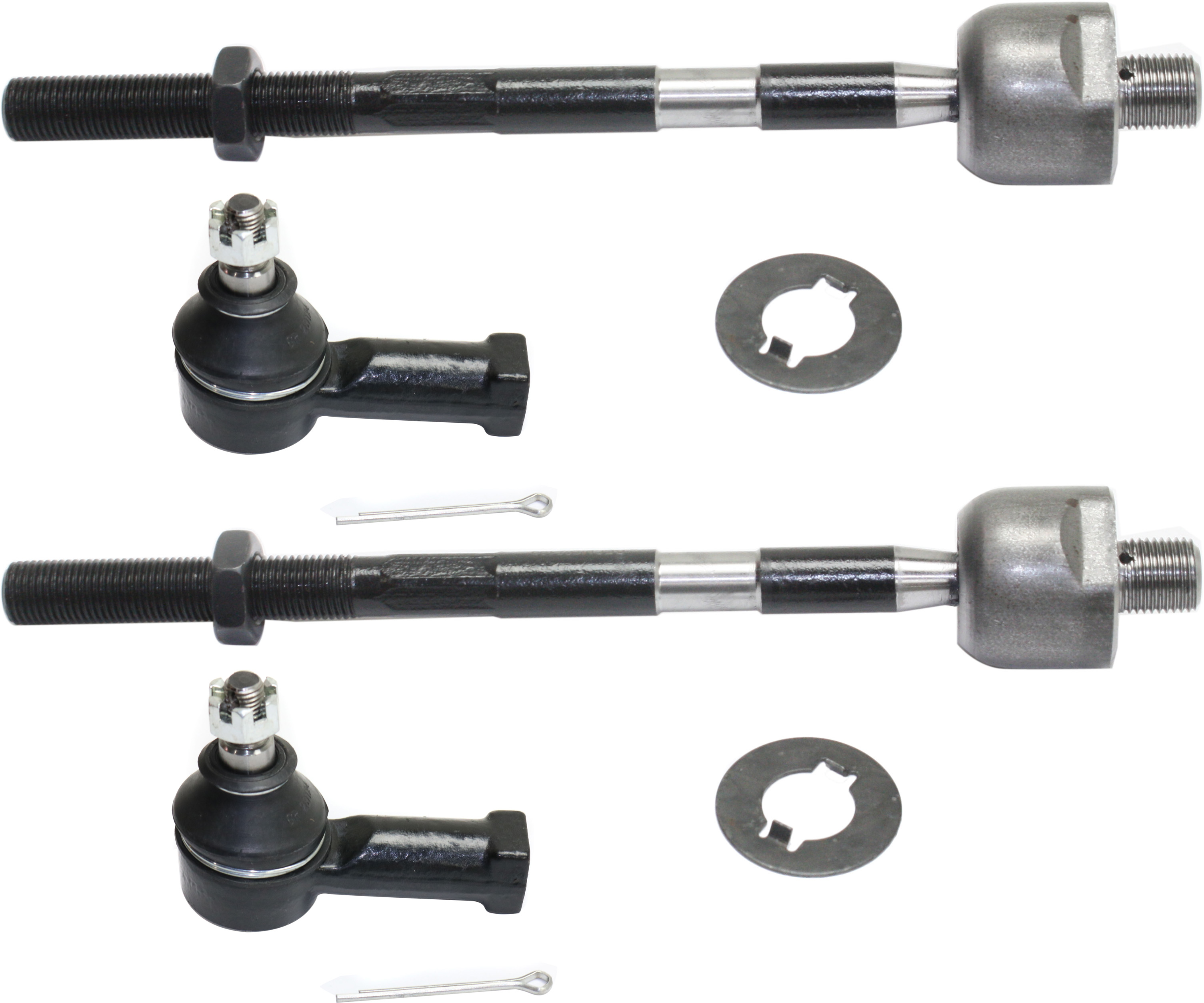 AM GALANT 94-98 AVENGER 95-00 FRONT TIE ROD END RH AND LH Inner and Outer SKU SET REPC282101-4 OEM 352500-1014812-2693015-4011677