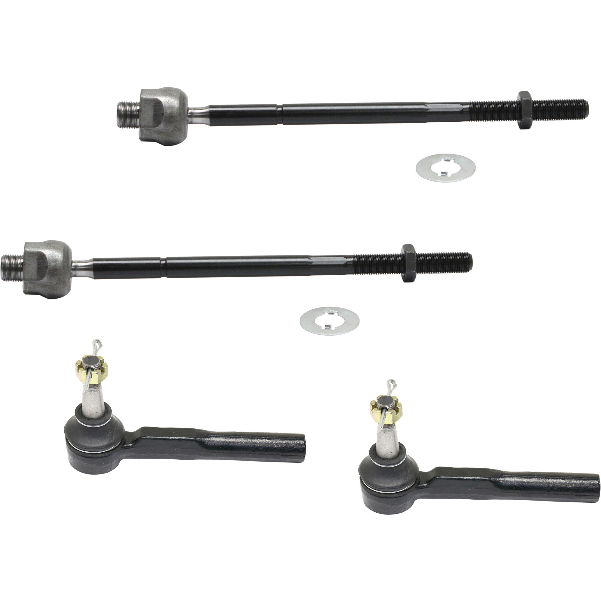 AM MALIBU CUTLASS 97-98 FRONT TIE ROD END RH AND LH Inner and Outer SKU SET REPC282113-4 A OEM 382043-2693043-2693396-4011705