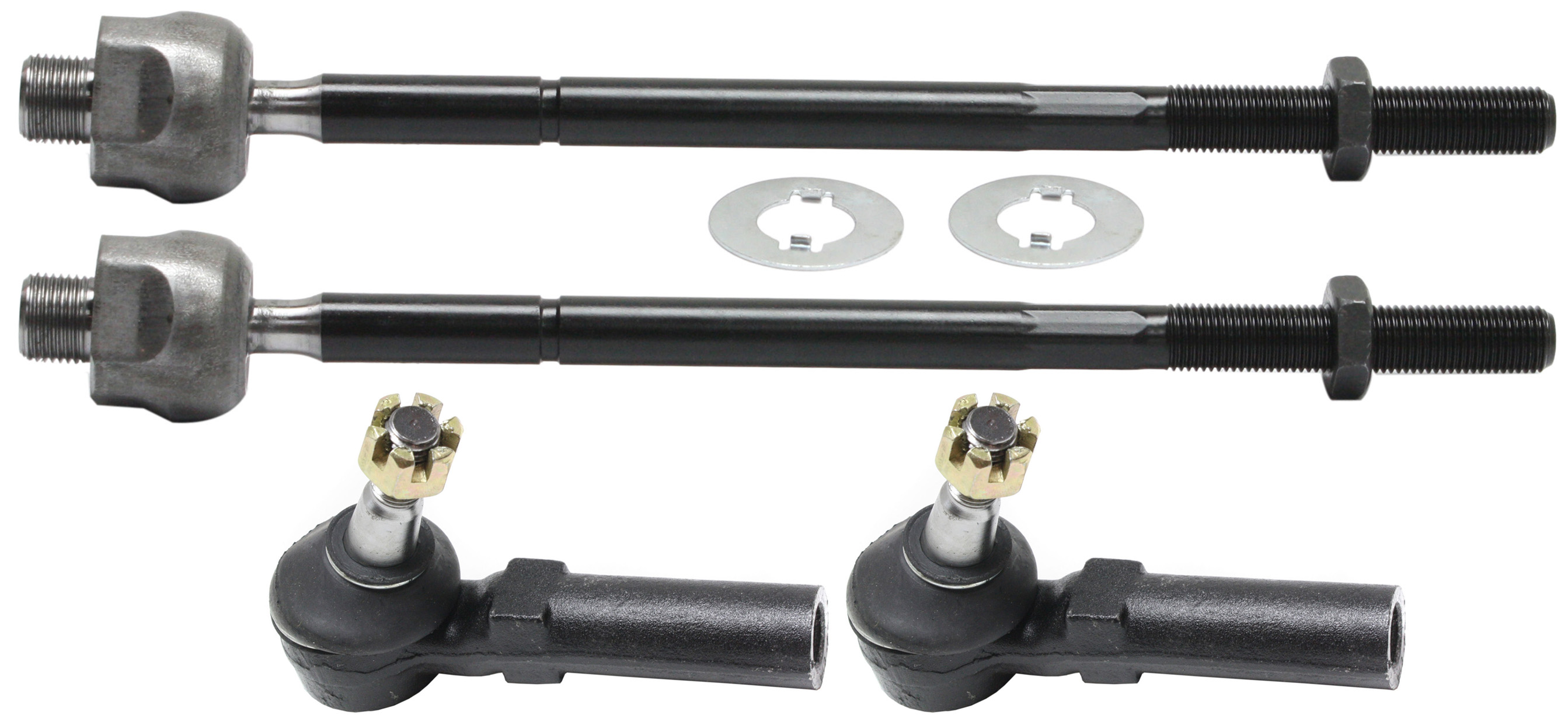 AM CORVETTE 97-13 FRONT TIE ROD END RH AND LH Inner and Outer SKU SET REPC282113-4 OEM 382500-382507-2693046-4011708