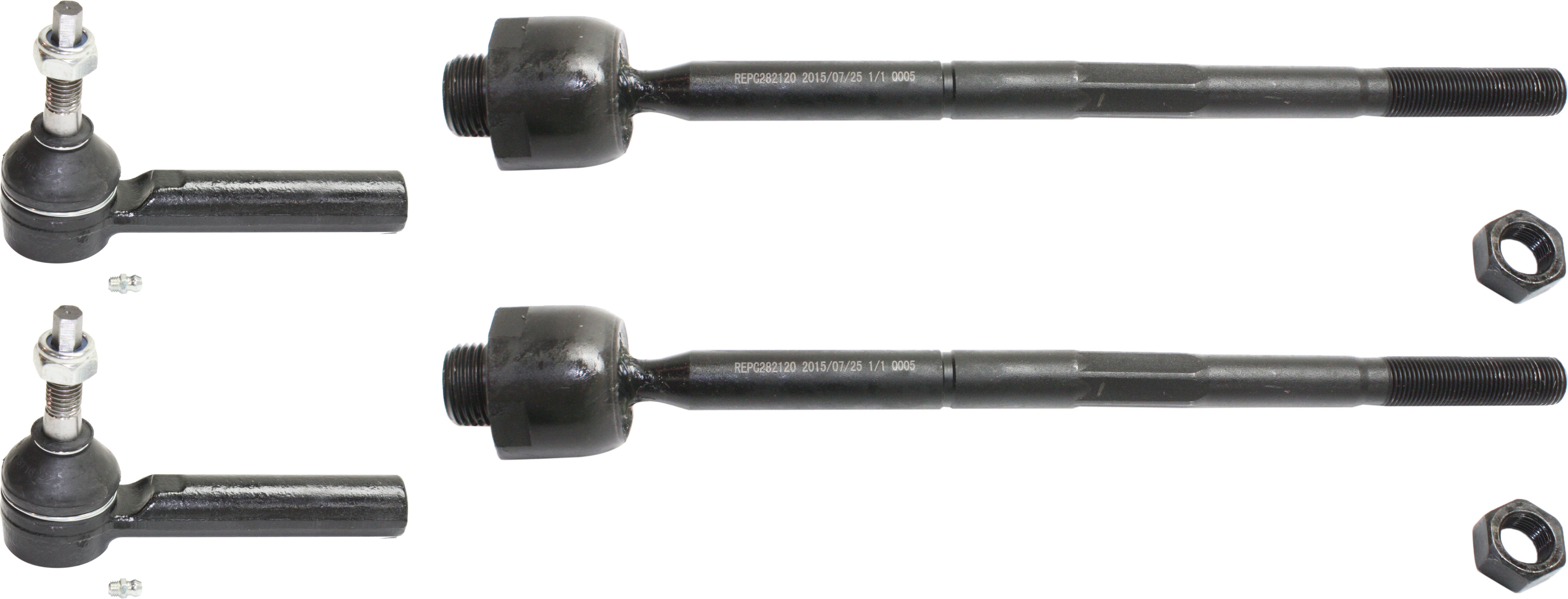 AM SILVERADO 1500-07-11 YUKON 14-14 FRONT TIE ROD END RH AND LH Inner and Outer SKU SET REPC282120-4 OEM 15254061-2695587-4051169-15254