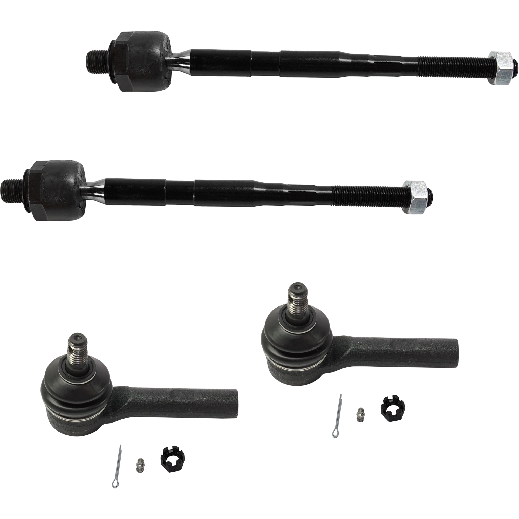 AM COLORADO CANYON 06-07 FRONT TIE ROD END RH AND LH Inner and Outer SKU SET REPC282129-4 OEM 2693341-4012004-26095458-82609