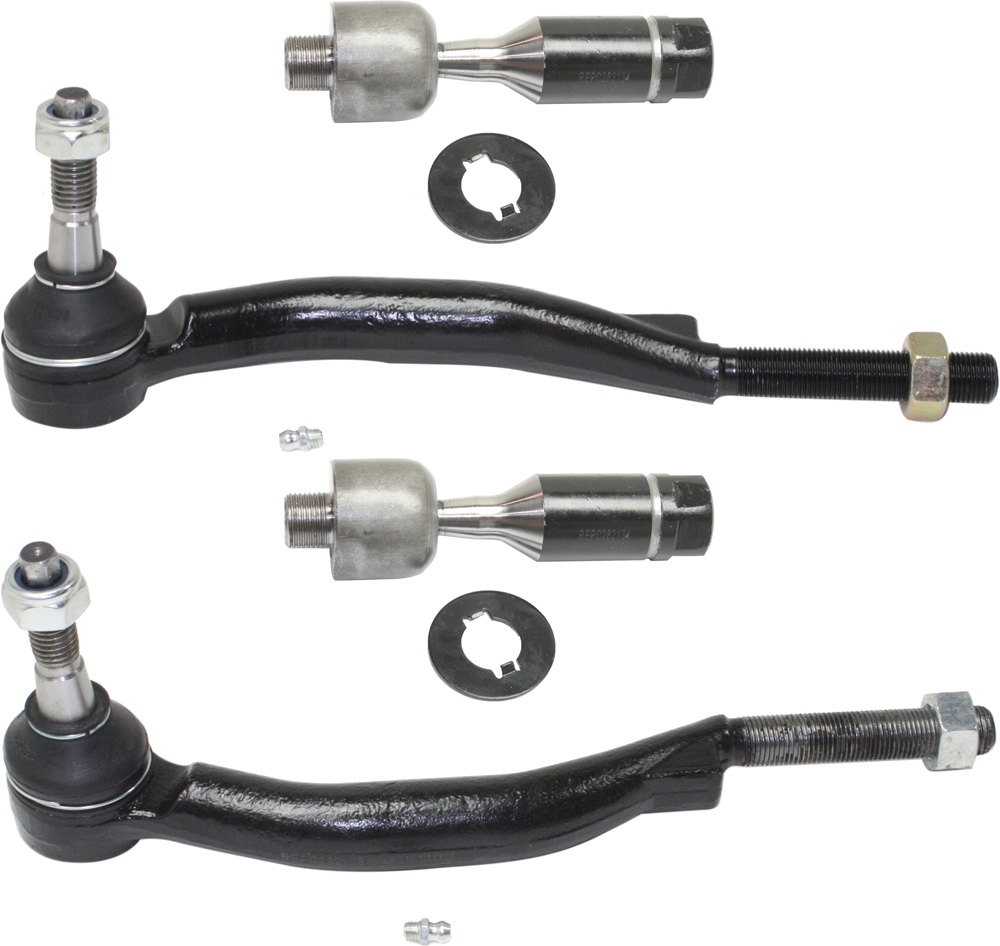 AM ENVOY TRAILBLAZER 02-09 FRONT TIE ROD END RH AND LH Inner and Outer SKU SET REPC282134-4 OEM 1015598-2693225-4011888-261002