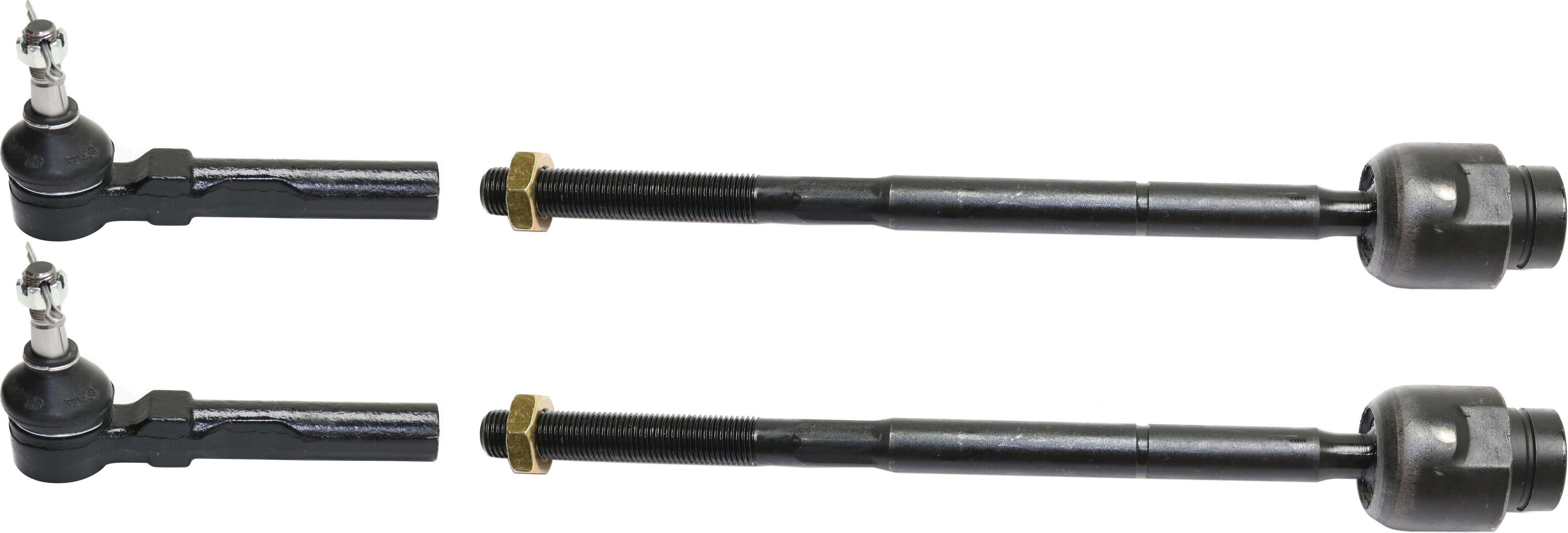 AM MALIBU 04-12 G6-05-10 AURA 07-09 FRONT TIE ROD END RH AND LH Inner and Outer SKU SET REPC282136-4 OEM 2693505-4012168-15944072-15944