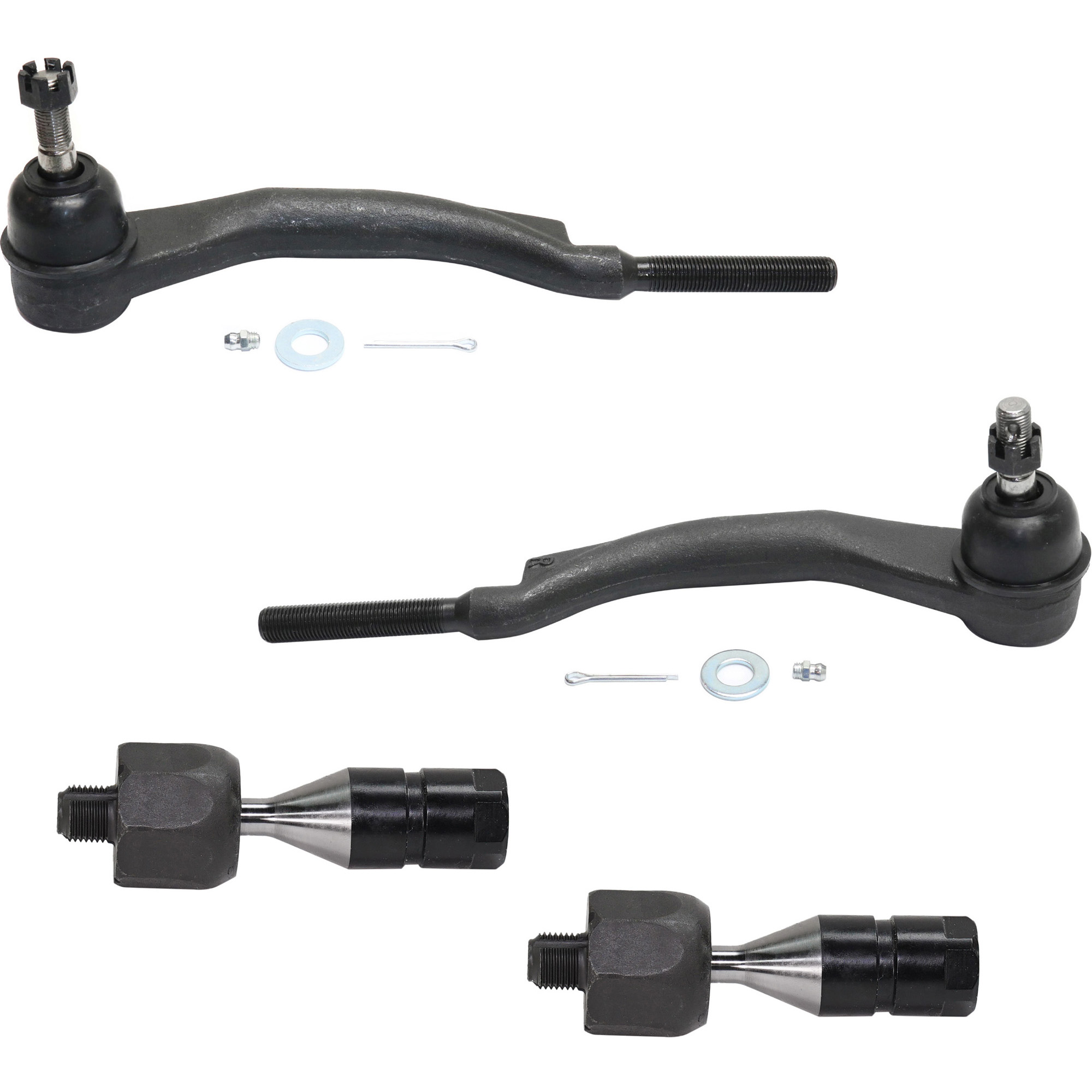 AM CTS 08-14 FRONT TIE ROD END RH AND LH Inner and Outer SKU SET REPC282145-4 OEM 19177441-19177444-19177445
