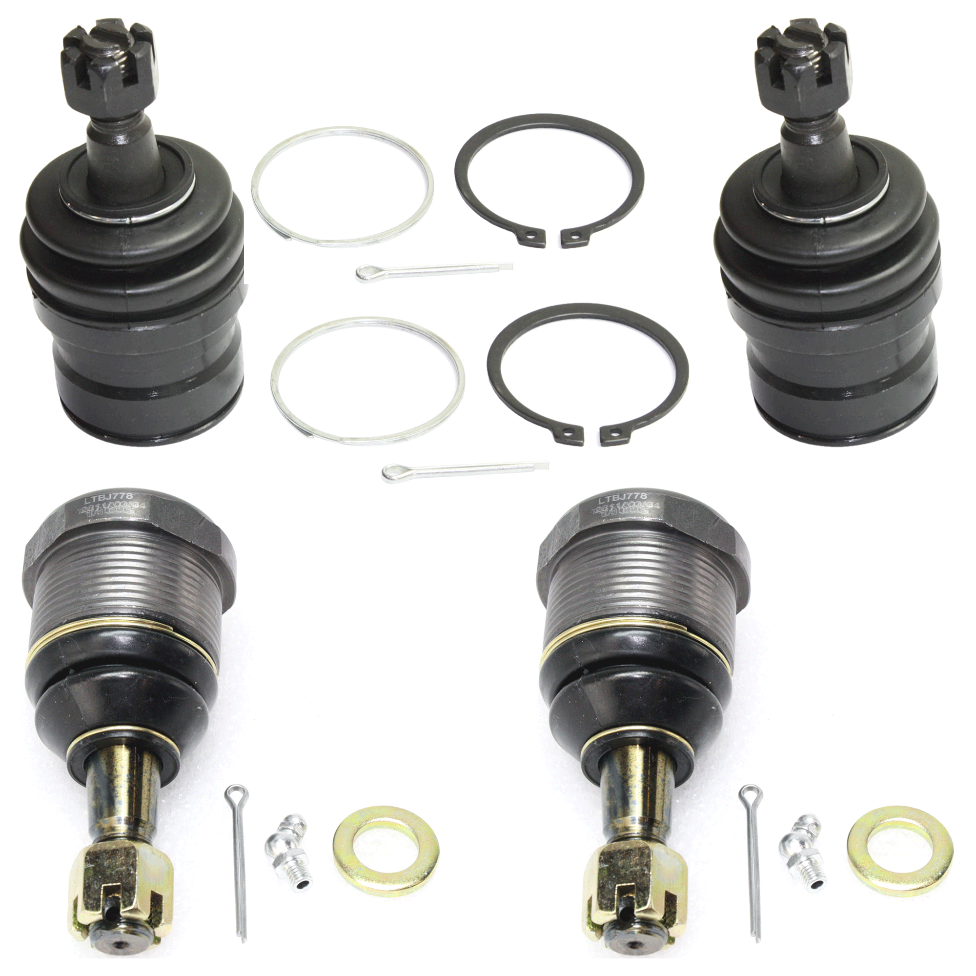 AM IMPERIAL 57-75 DODGE FULL SIZE P U 72-03 FRONT BALL JOINT RH AND LH Upper and Lower Set of 4 SKU SET REPC282322-4 OEM 283006-305105-2298536-2601048