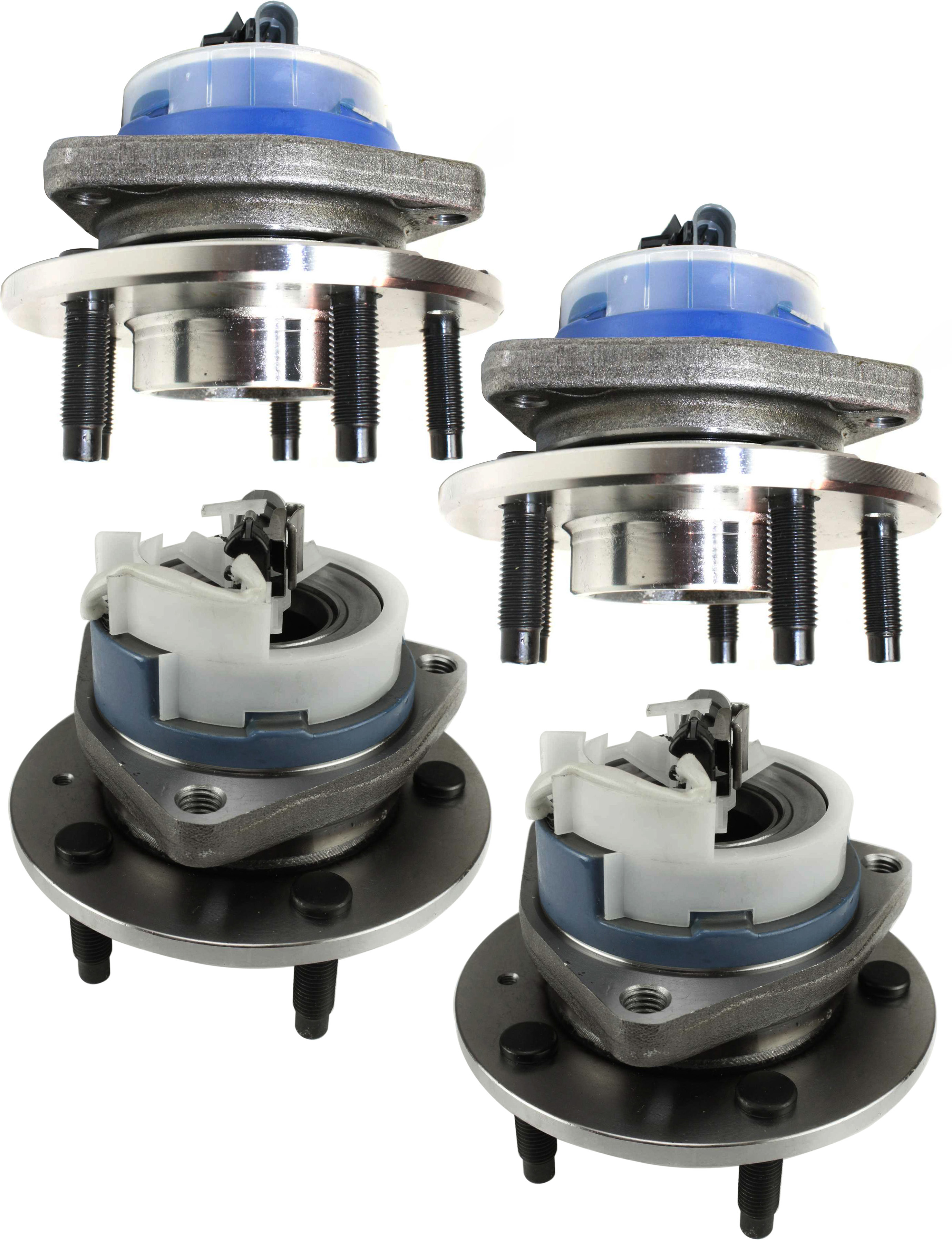 AM CTS 03-07 STS 05-11 FRONT AND REAR HUB ASSEMBLY RH AND LH 5 Studs Rear Wheel Drive SKU SET REPC283710-4 OEM 12413071-25693148